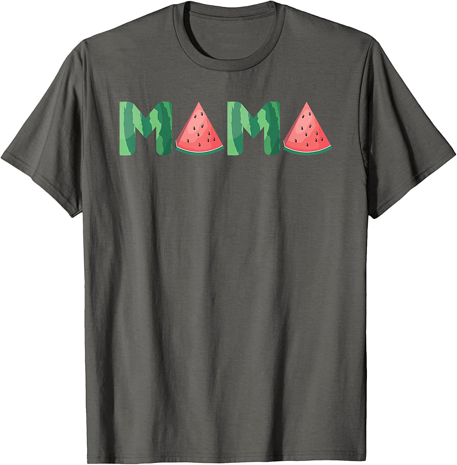 Watermelon Mama T-Shirt Sweet Summer Graphic Tee for Moms