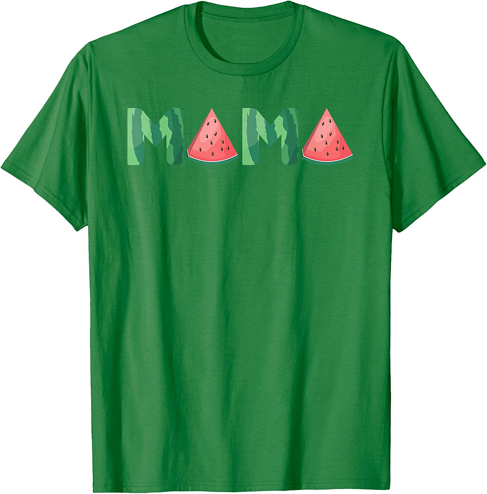 Watermelon Mama T-Shirt Sweet Summer Graphic Tee for Moms