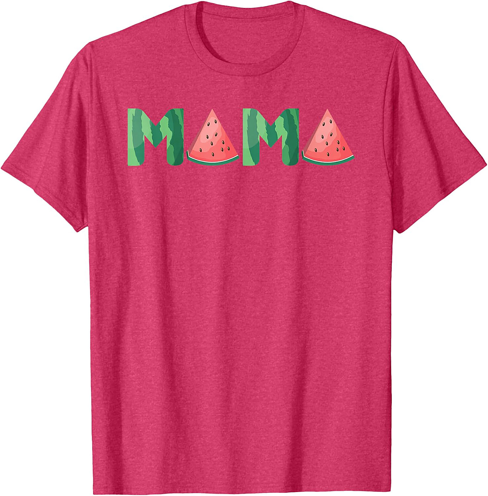 Watermelon Mama T-Shirt Sweet Summer Graphic Tee for Moms