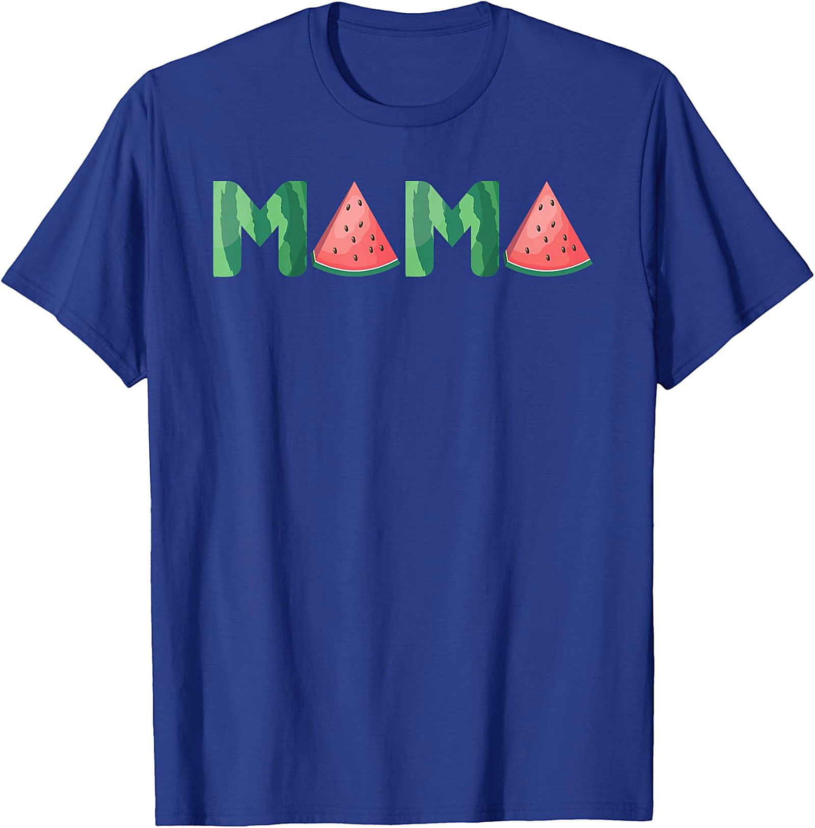 Watermelon Mama T-Shirt Sweet Summer Graphic Tee for Moms
