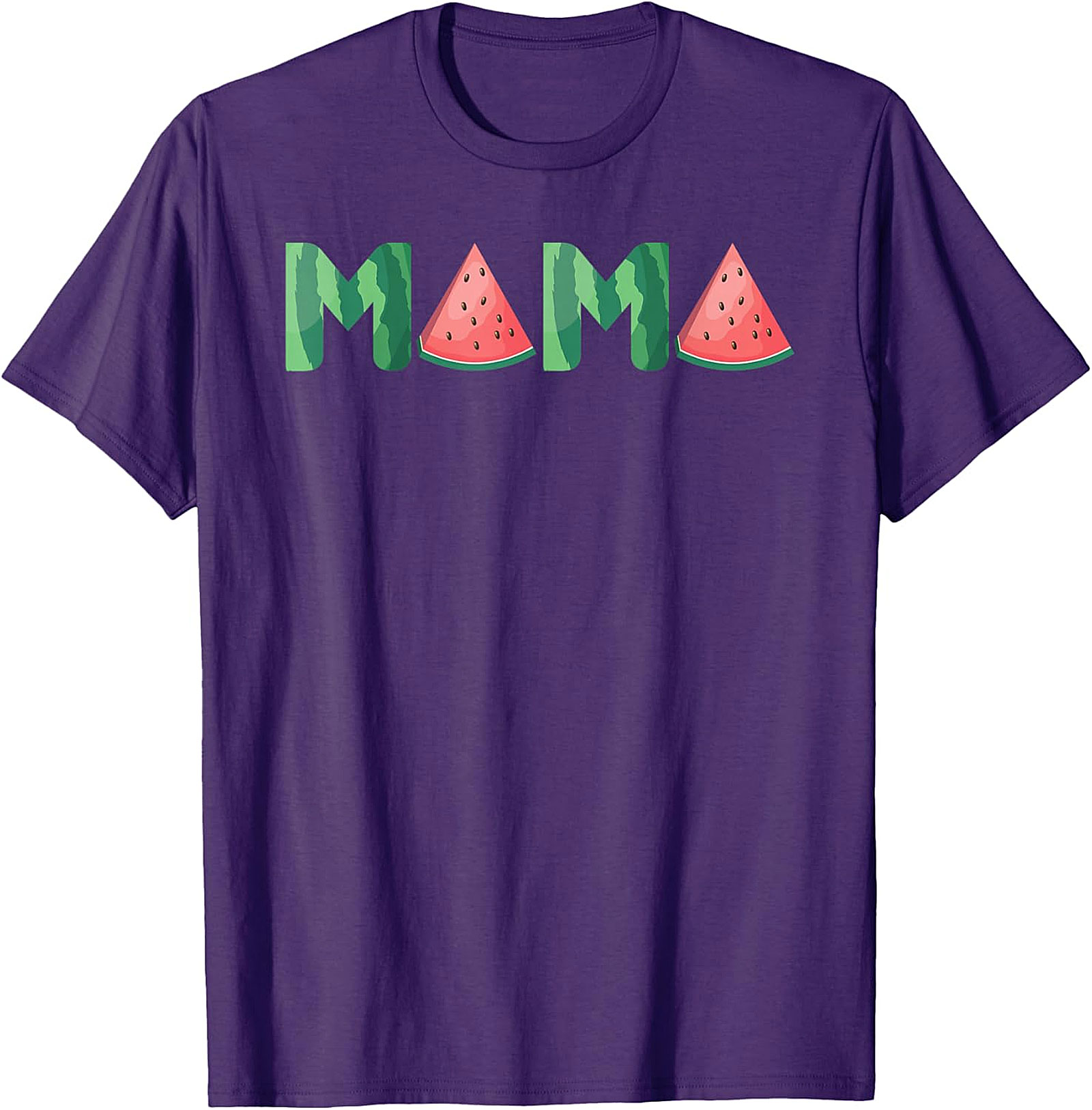 Watermelon Mama T-Shirt Sweet Summer Graphic Tee for Moms
