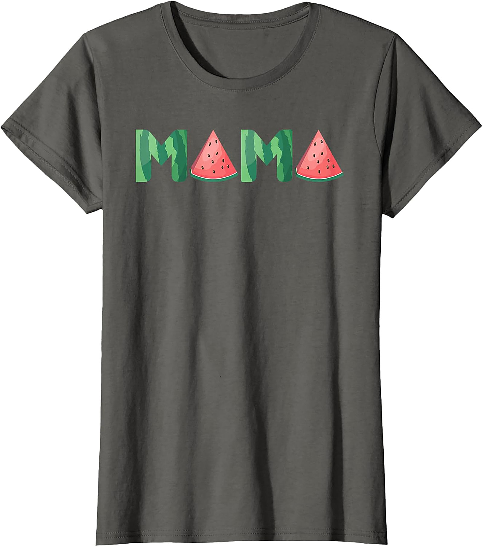 Watermelon Mama T-Shirt Sweet Summer Graphic Tee for Moms