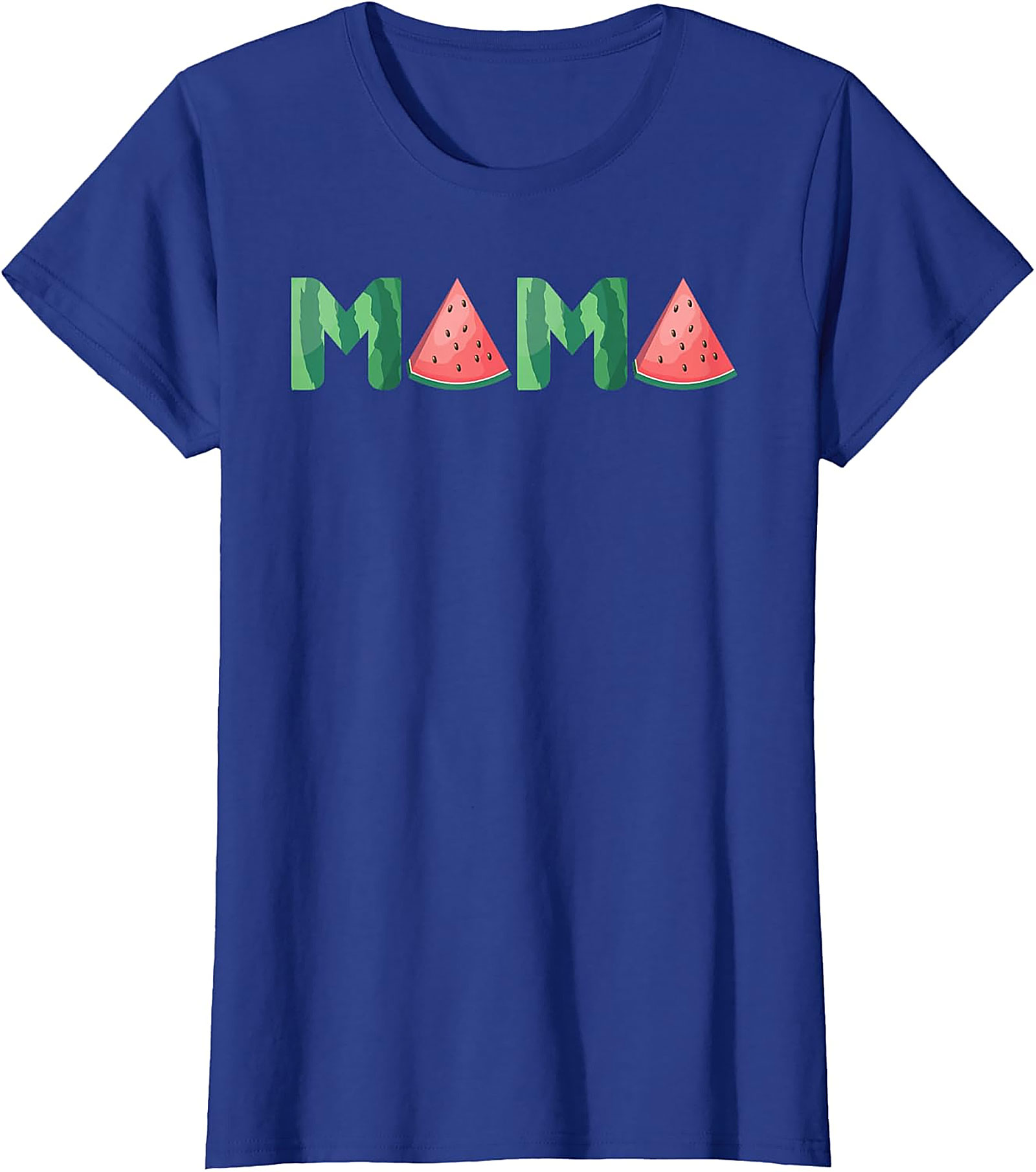 Watermelon Mama T-Shirt Sweet Summer Graphic Tee for Moms