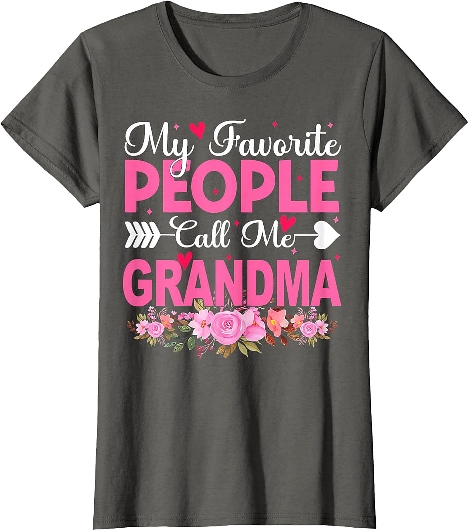 My Favorite People Call Me Grandma T-shirt | Floral Gift Tee