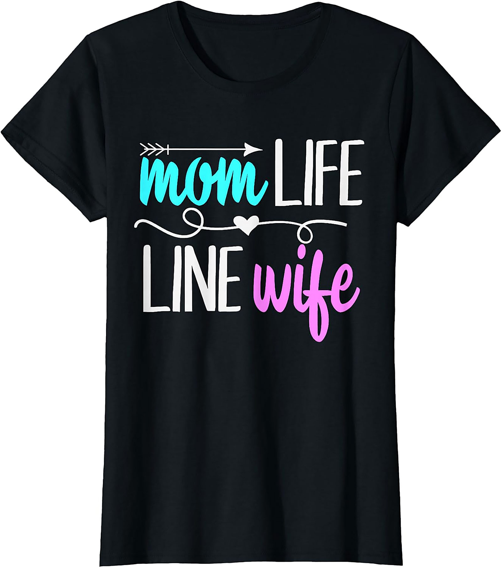 Mom Life Line Wife T-shirt | Lineman Family Graphic Tee