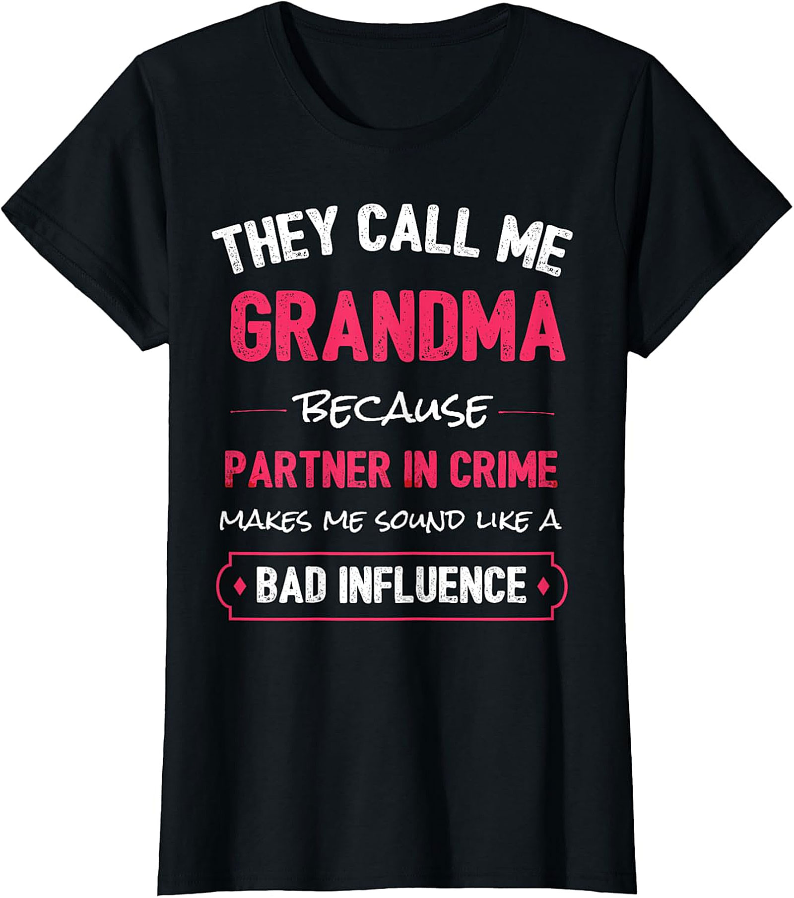 Funny Grandma Partner in Crime T-Shirt | Soft Unisex Tee