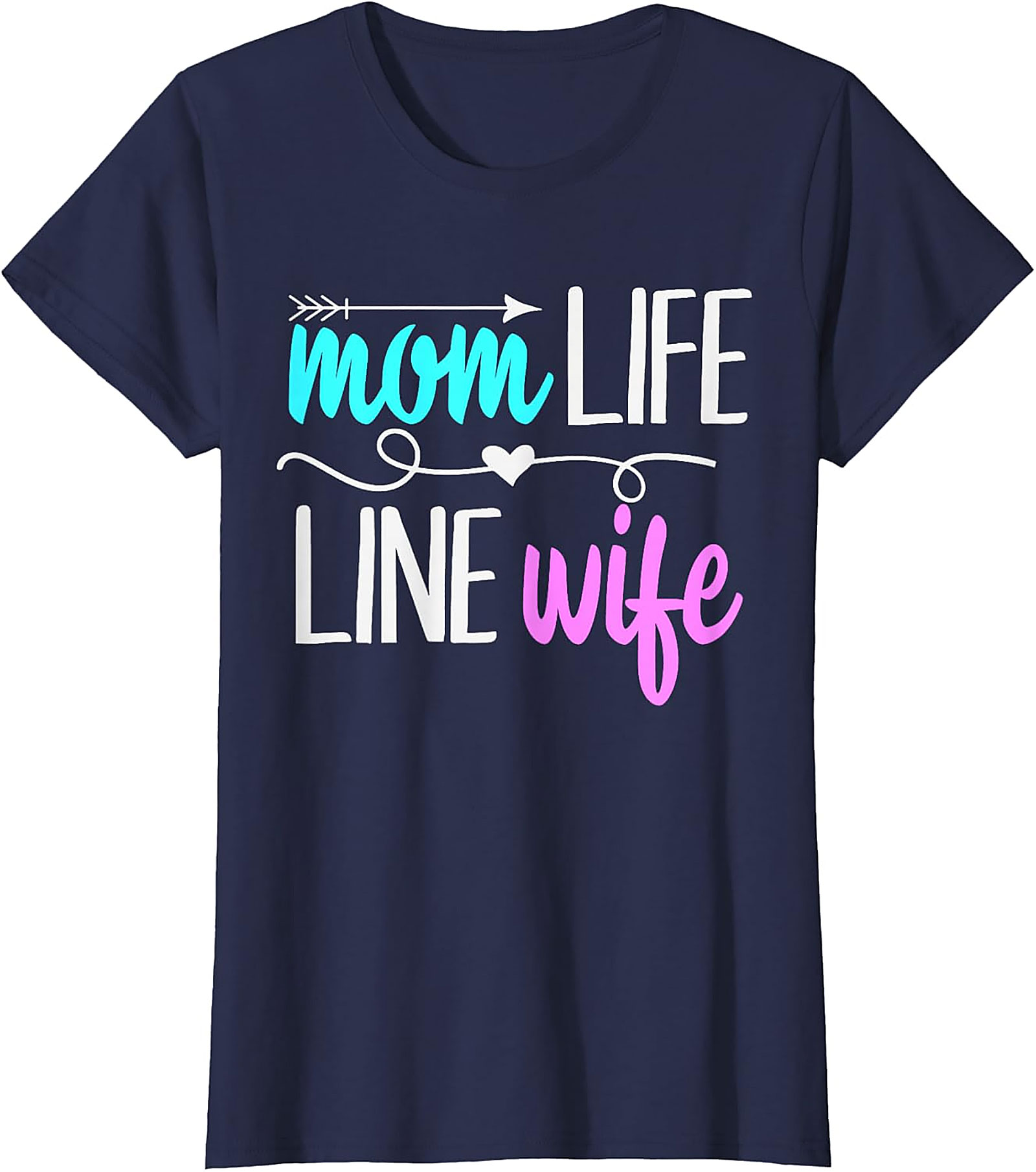 Mom Life Line Wife T-shirt | Lineman Family Graphic Tee