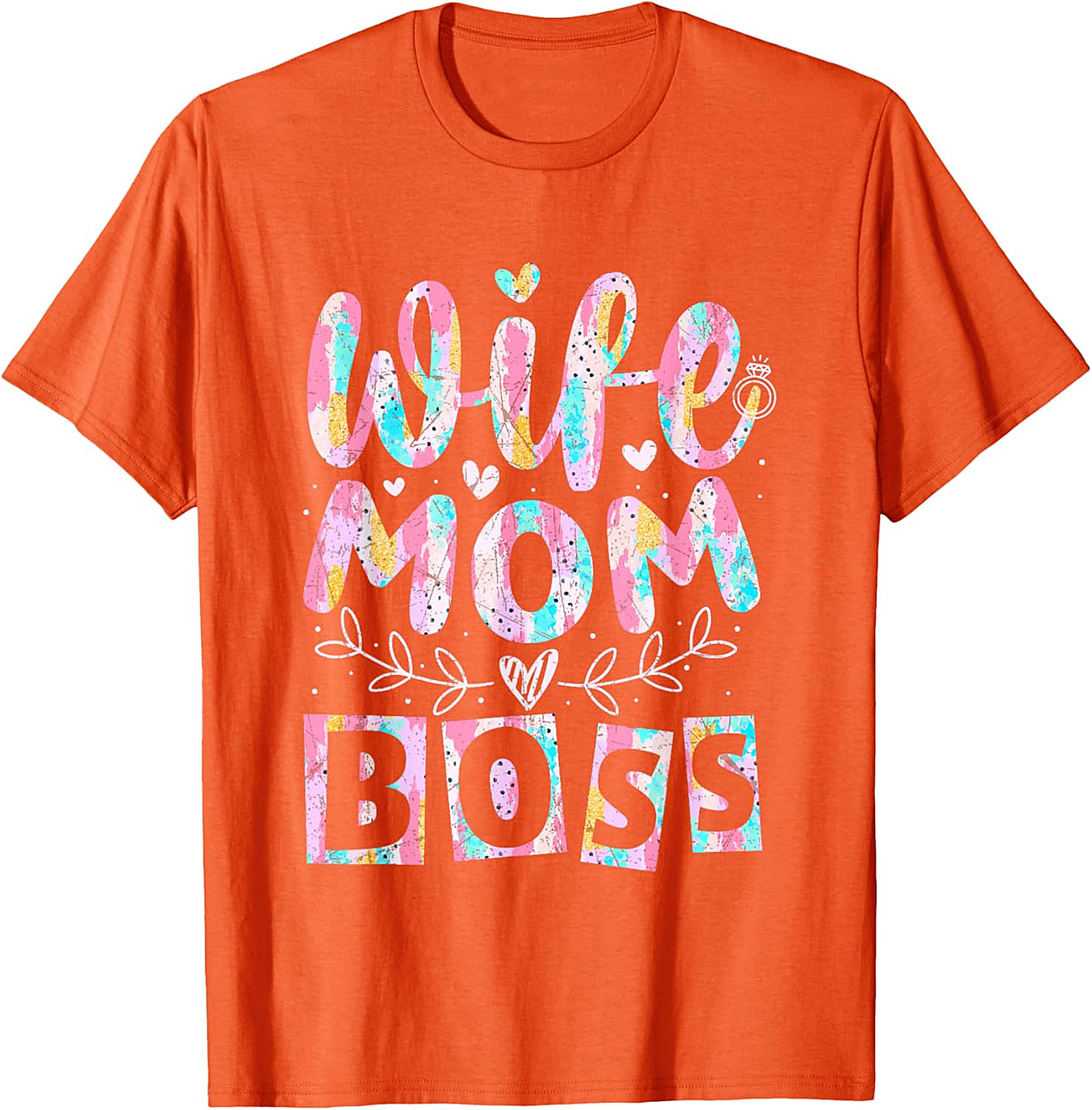 Wife Mom Boss T-shirt | Soft Cotton Graphic Tee for Women