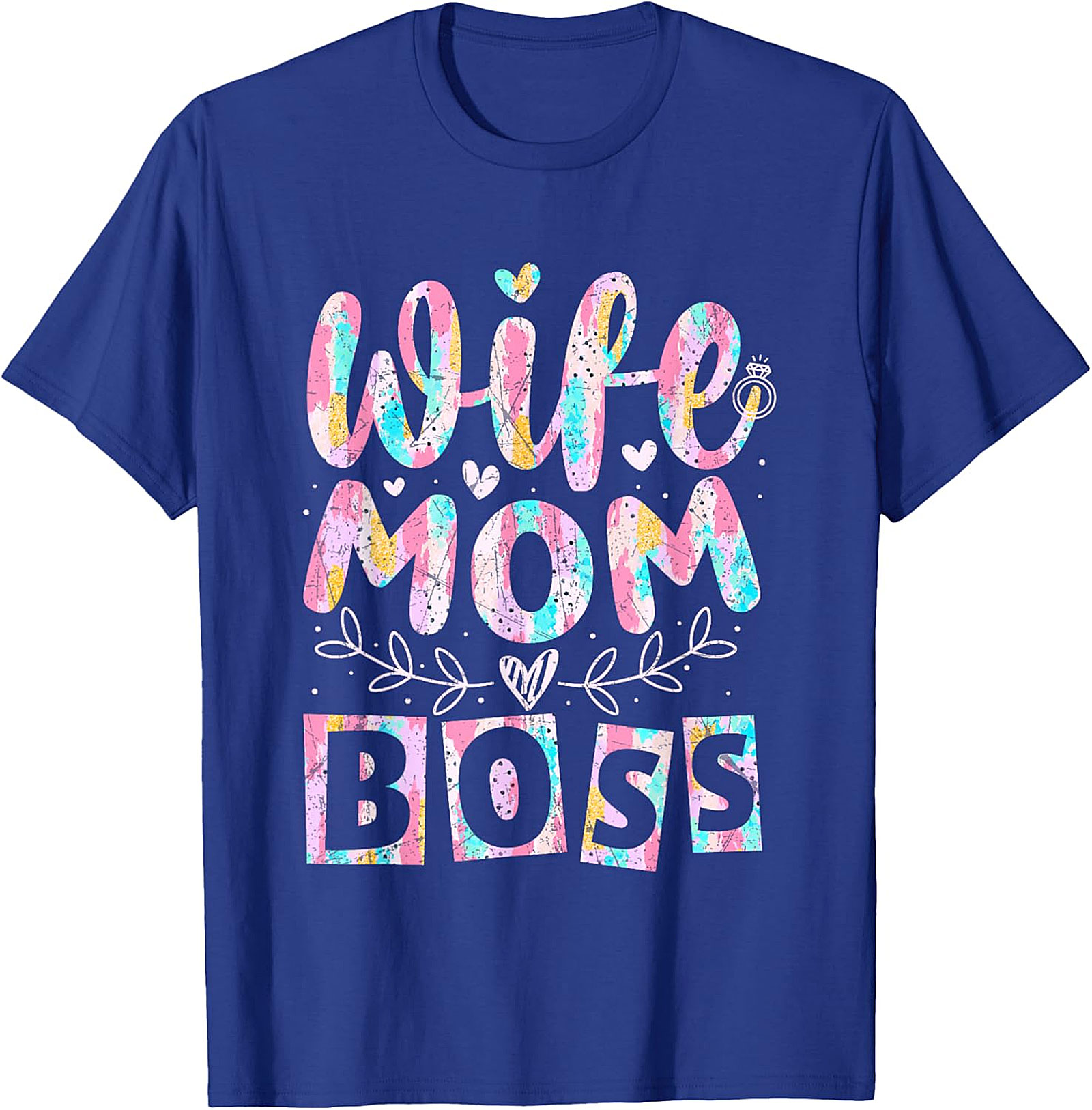 Wife Mom Boss T-shirt | Soft Cotton Graphic Tee for Women