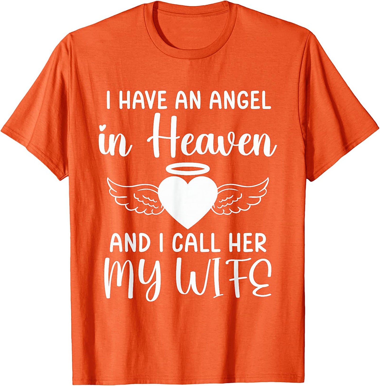 Angel in Heaven Wife Memorial T-Shirt | Remembrance Tee