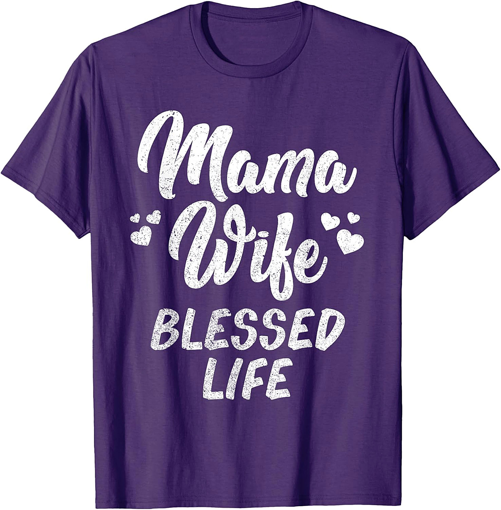 Mama Wife Blessed Life T-shirt | Soft Cotton Graphic Tee