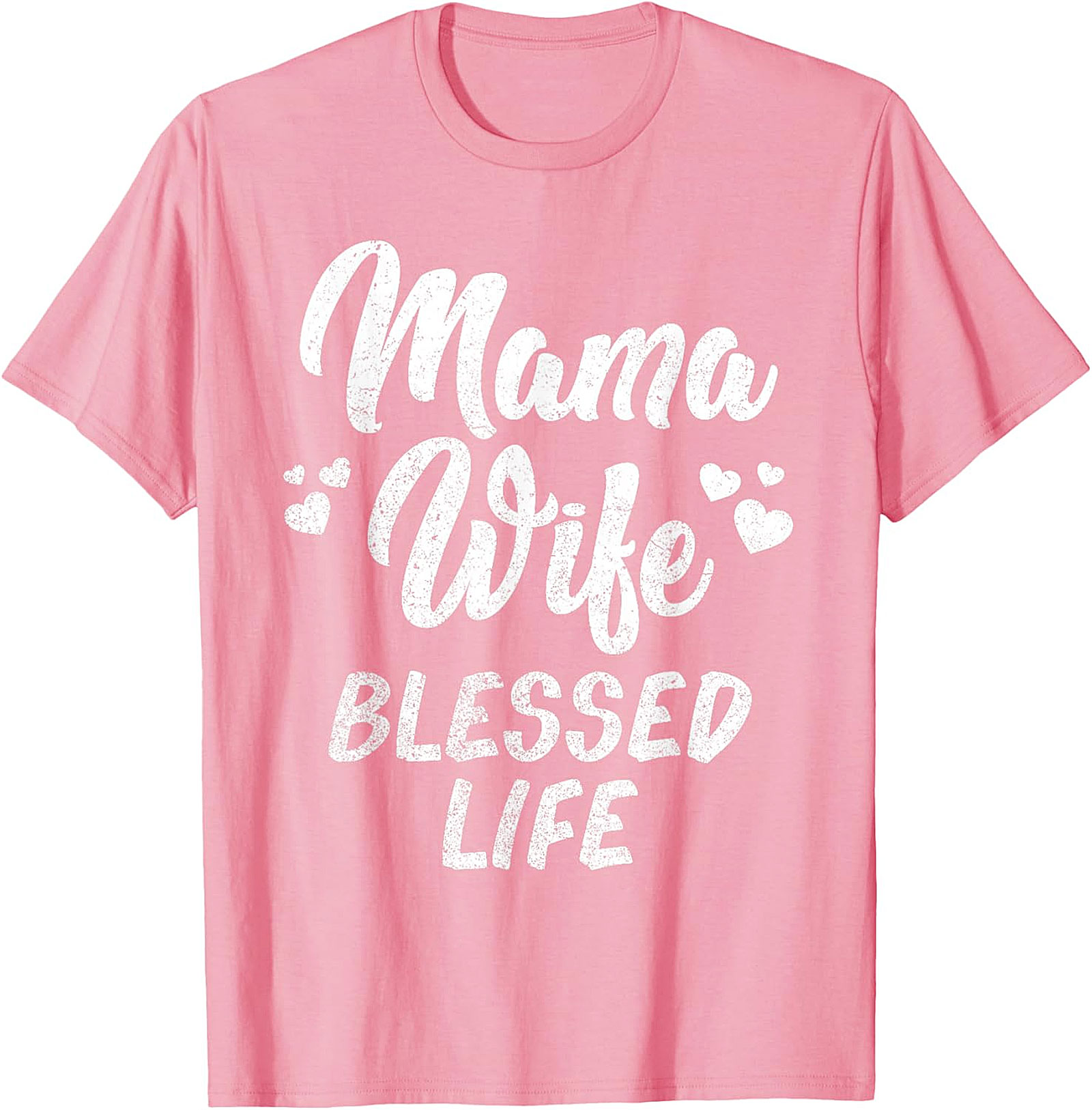 Mama Wife Blessed Life T-shirt | Soft Cotton Graphic Tee