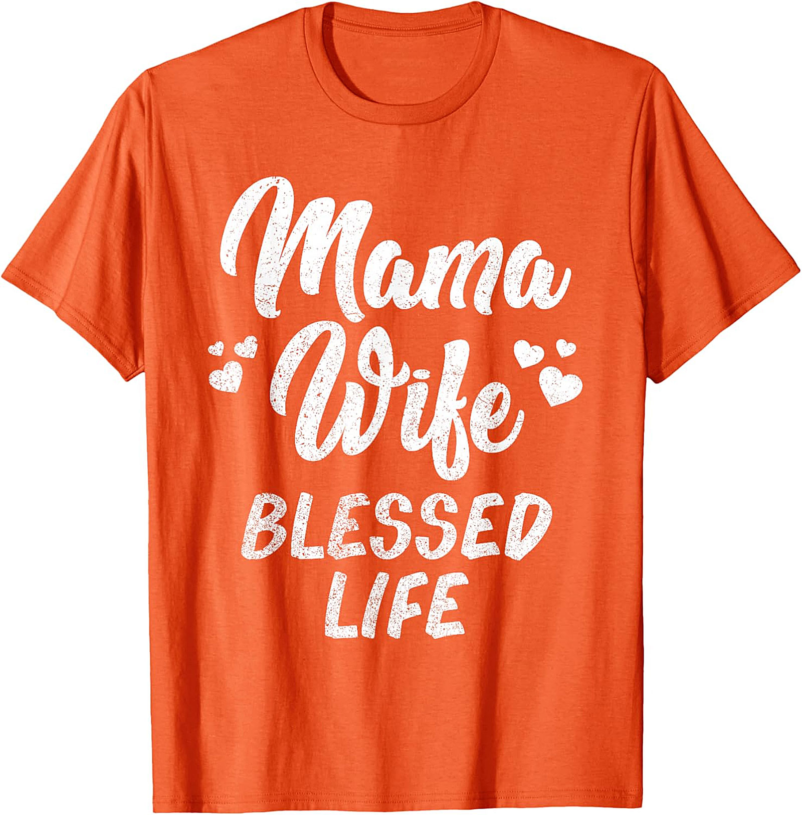 Mama Wife Blessed Life T-shirt | Soft Cotton Graphic Tee