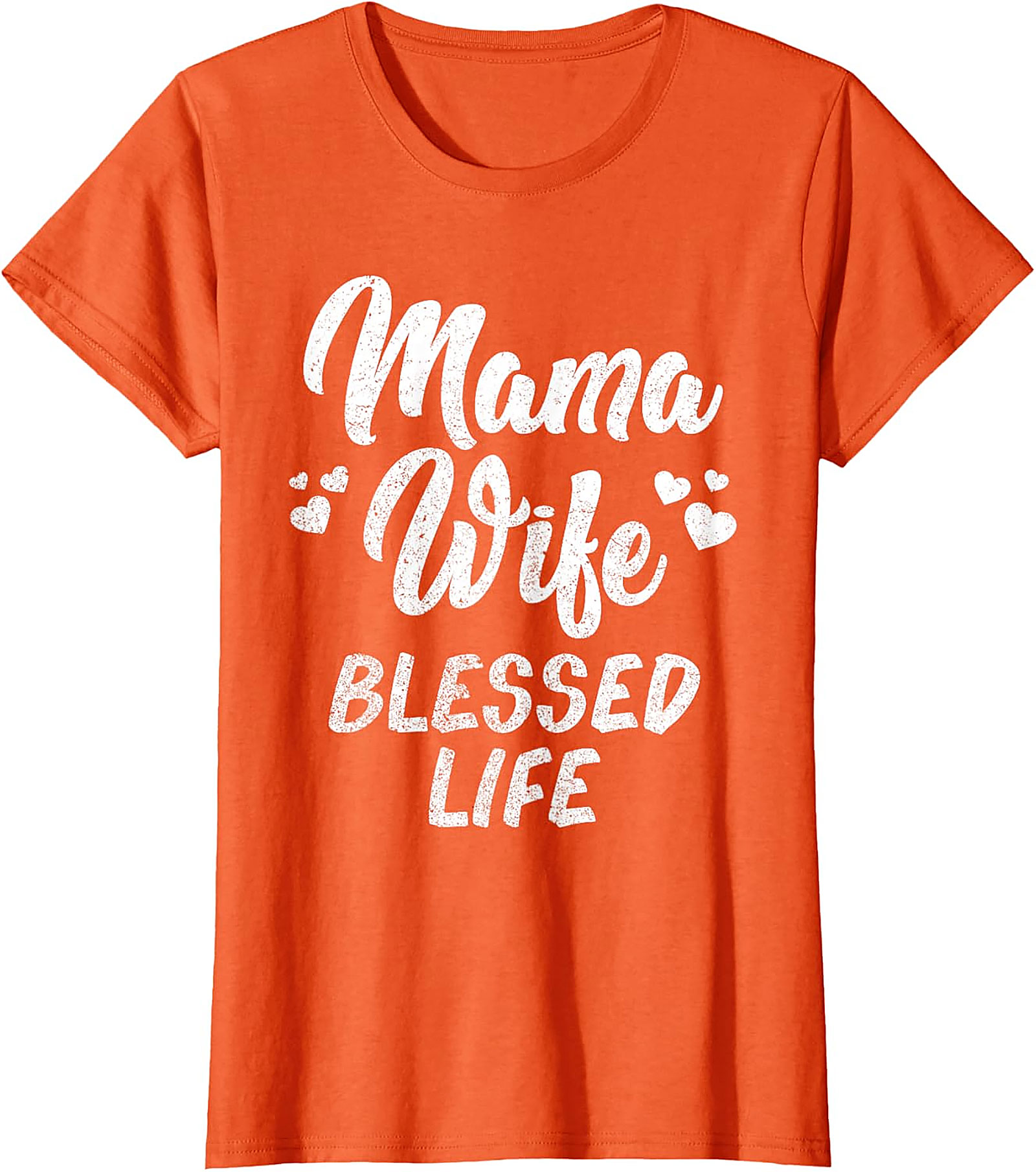 Mama Wife Blessed Life T-shirt | Soft Cotton Graphic Tee