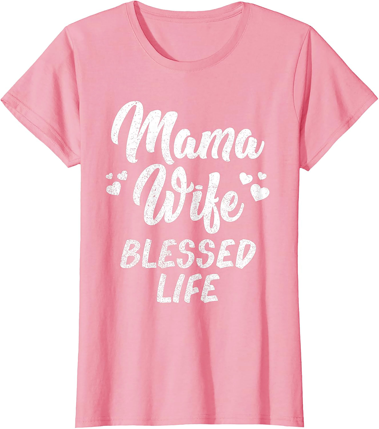 Mama Wife Blessed Life T-shirt | Soft Cotton Graphic Tee