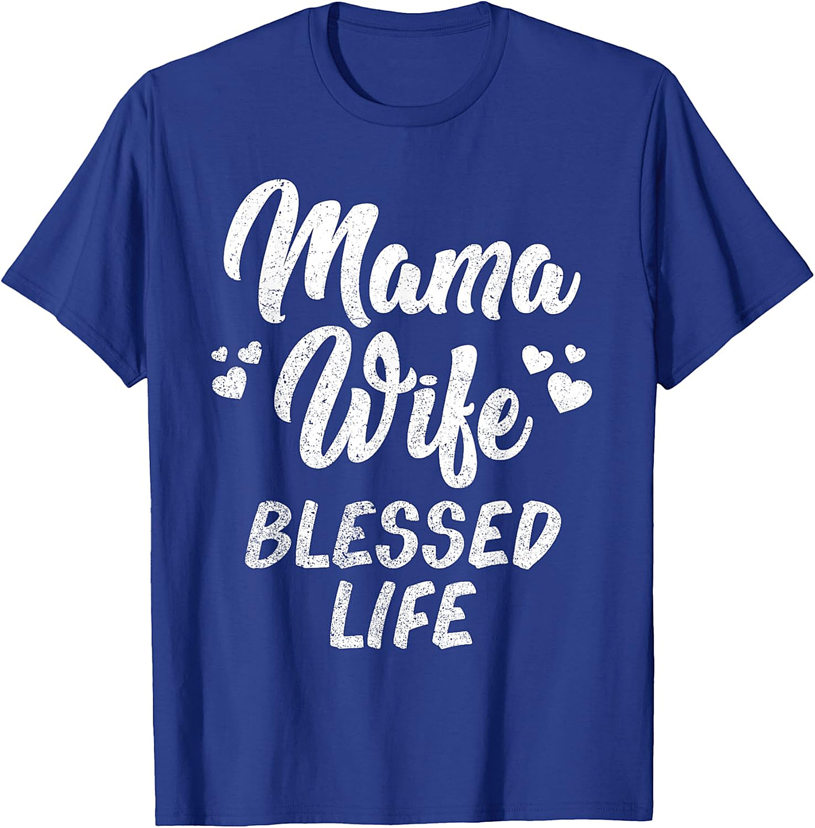 Mama Wife Blessed Life T-shirt | Soft Cotton Graphic Tee