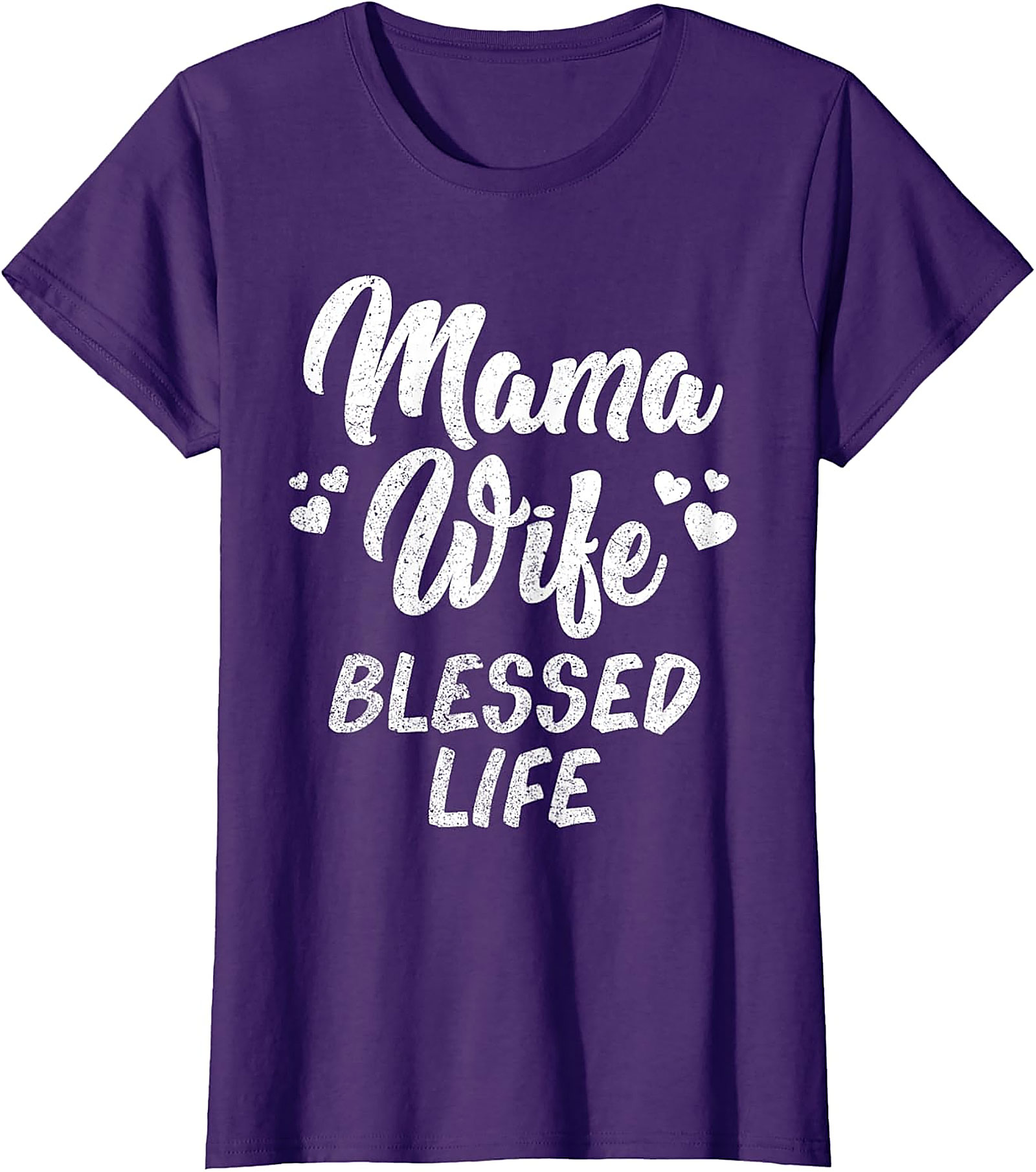 Mama Wife Blessed Life T-shirt | Soft Cotton Graphic Tee