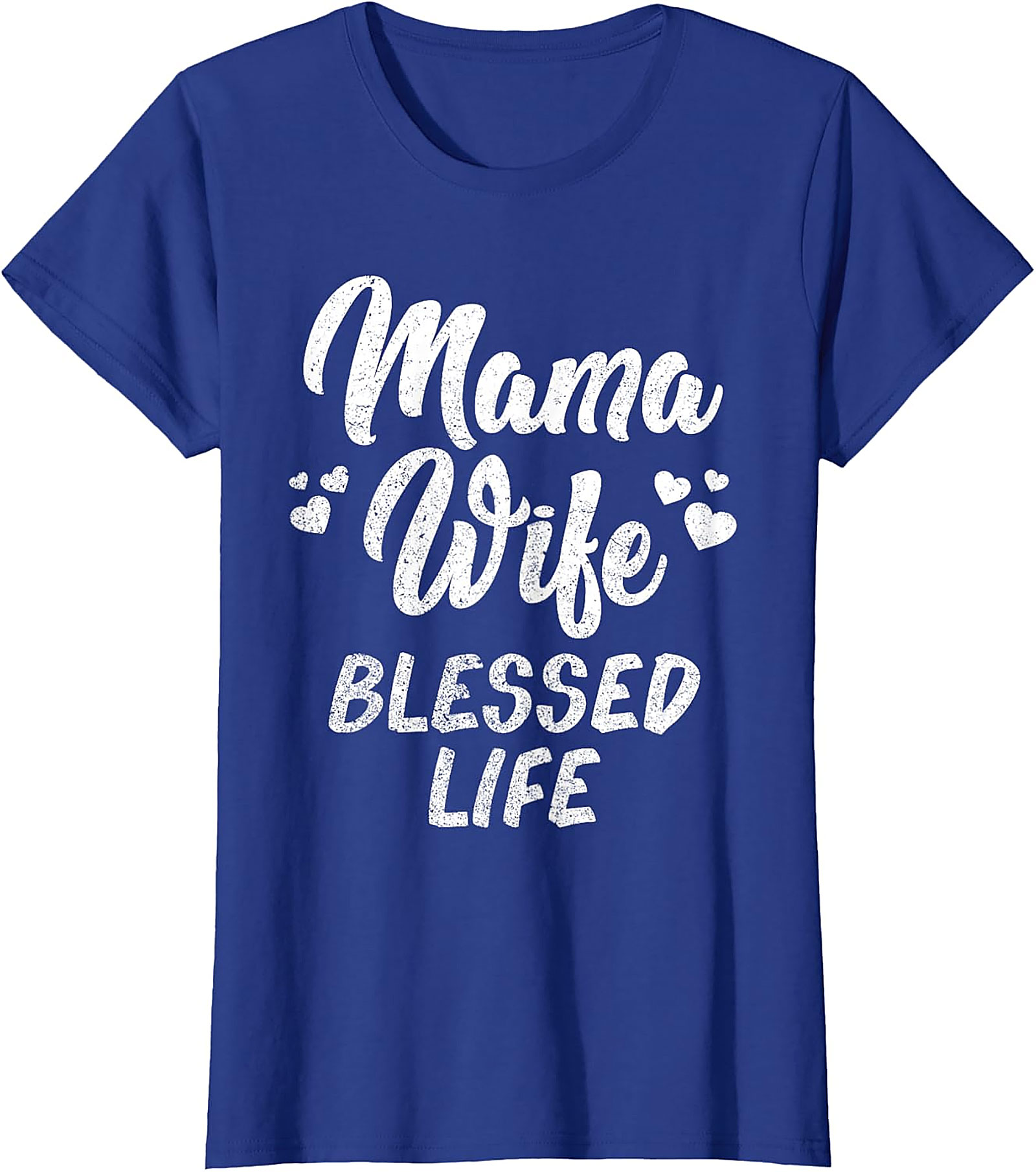 Mama Wife Blessed Life T-shirt | Soft Cotton Graphic Tee