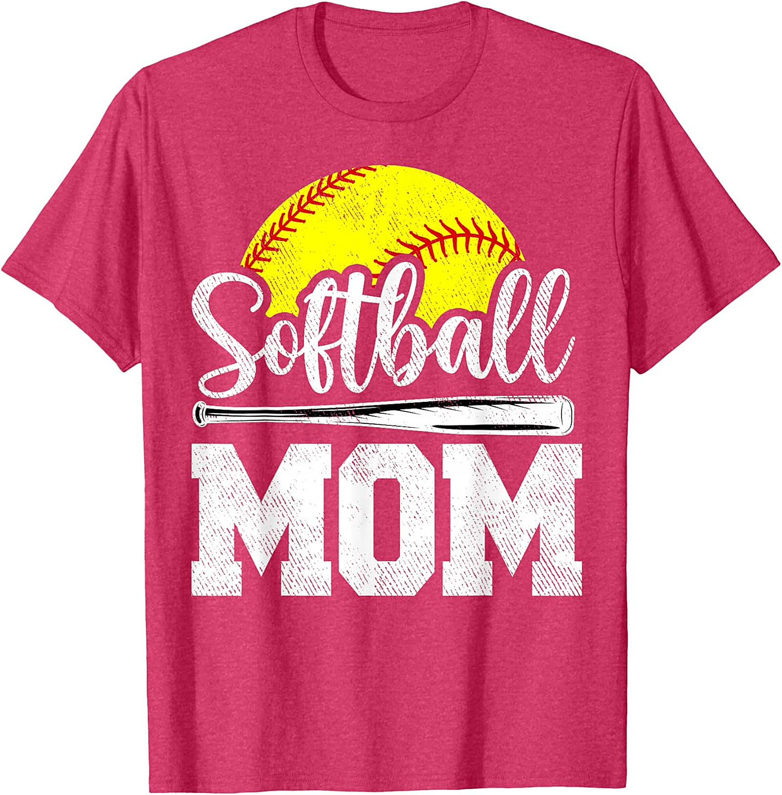 Softball Mom Graphic Tee Comfortable Unisex Softball T-Shirt