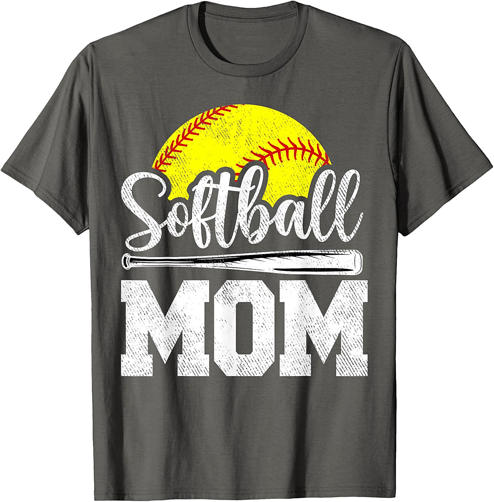 Softball Mom Graphic Tee Comfortable Unisex Softball T-Shirt