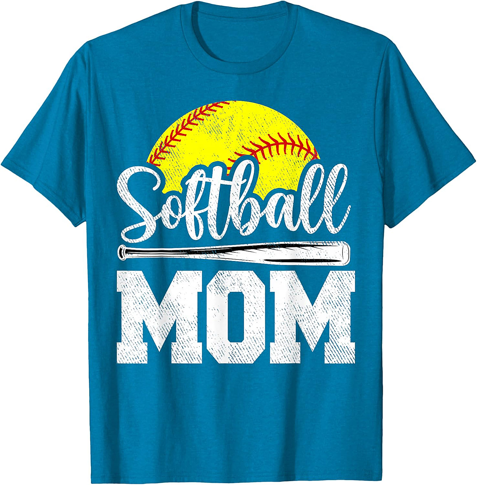 Softball Mom Graphic Tee Comfortable Unisex Softball T-Shirt
