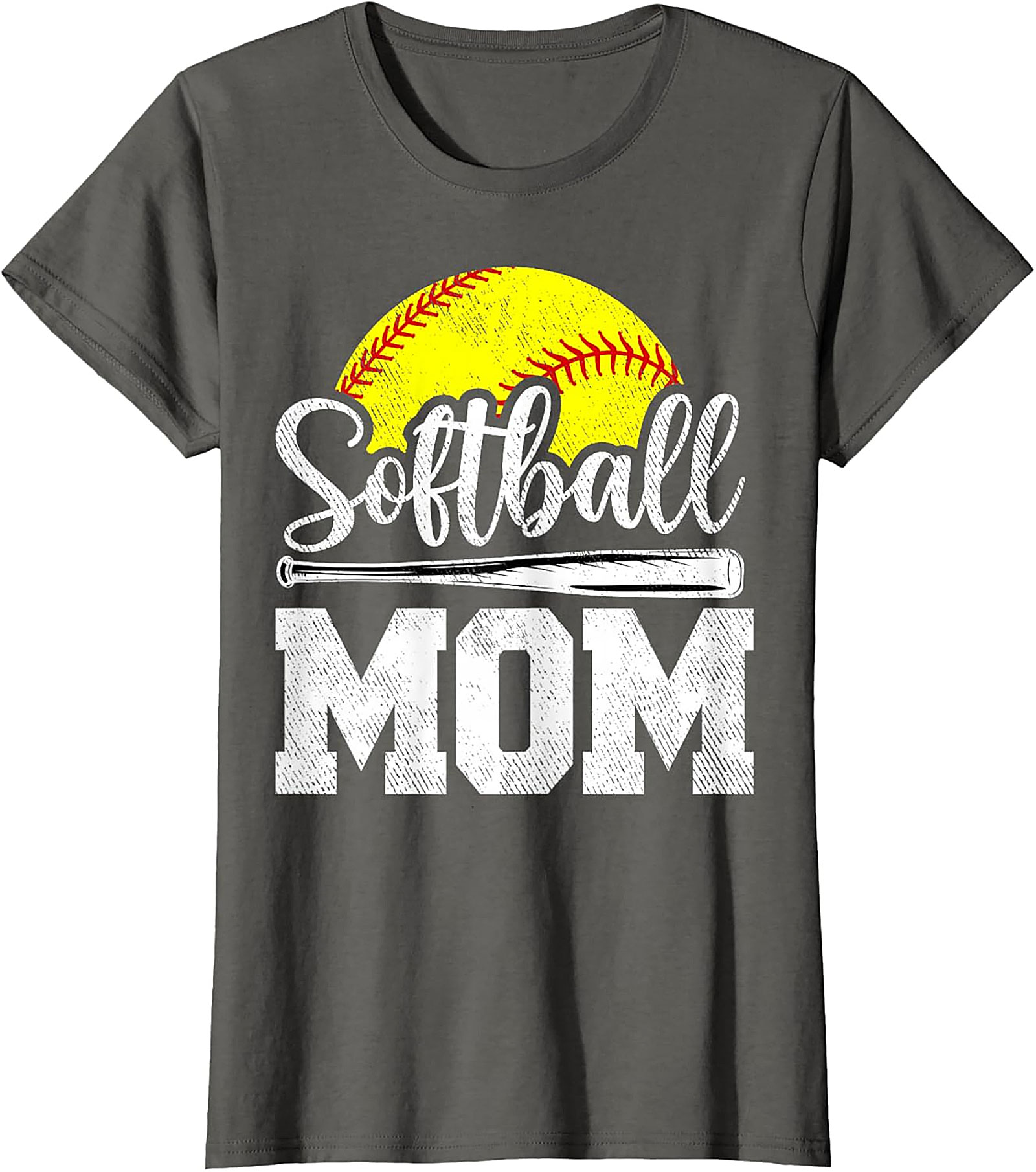 Softball Mom Graphic Tee Comfortable Unisex Softball T-Shirt