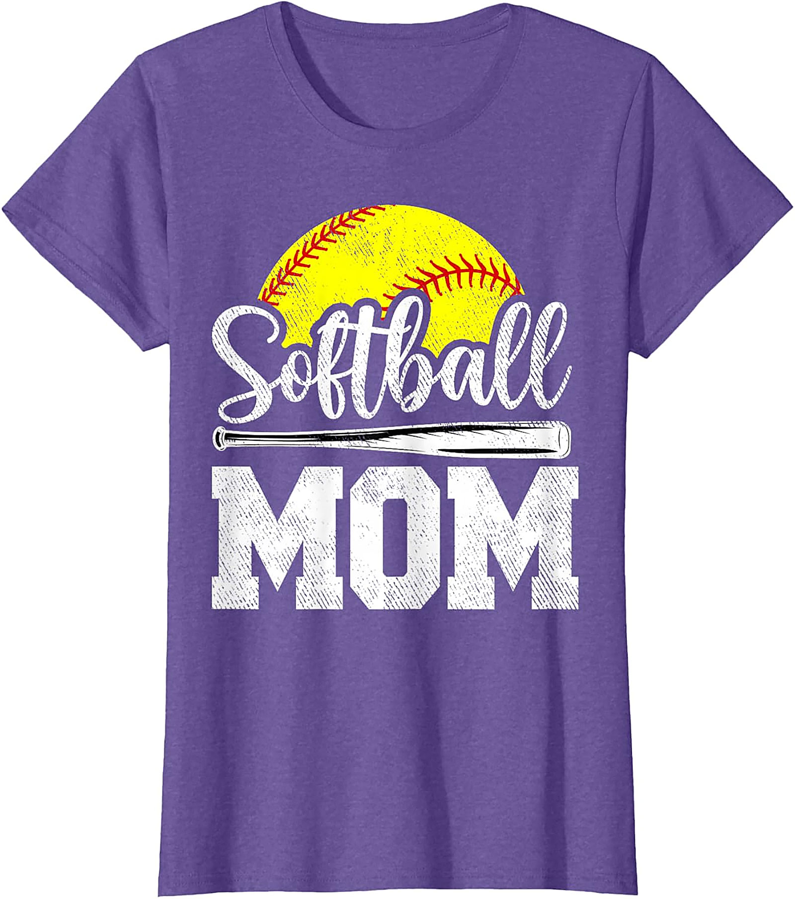 Softball Mom Graphic Tee Comfortable Unisex Softball T-Shirt
