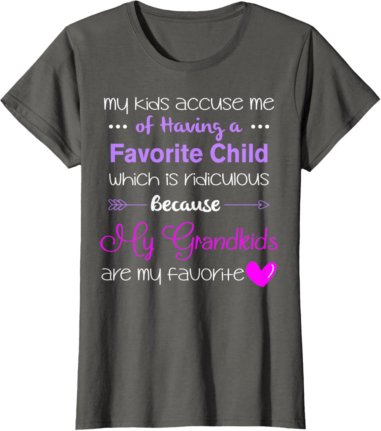 Grandkids Are My Favorite T-shirt | Funny Grandma Gift Tee
