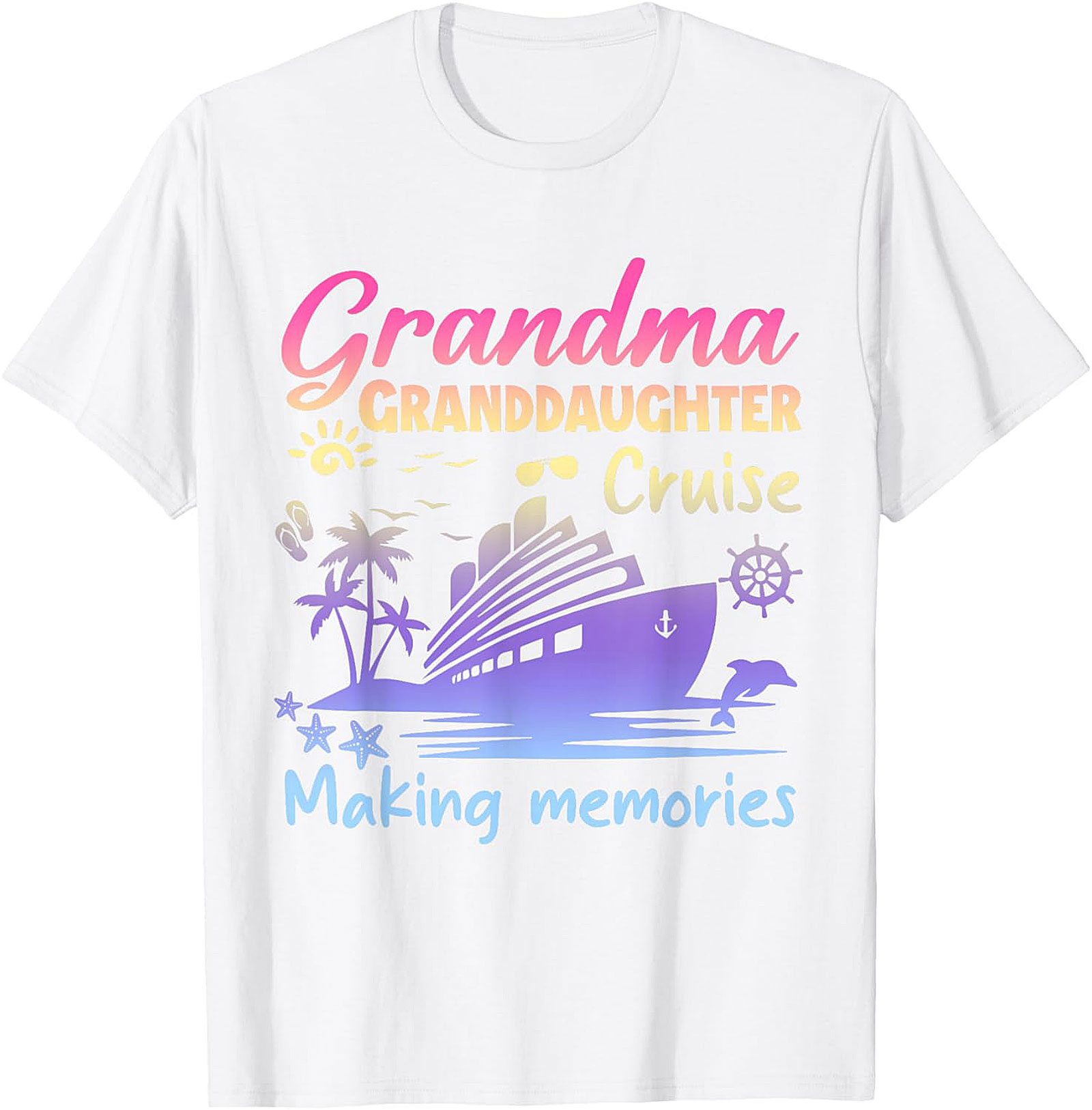 Grandma Granddaughter Cruise T-Shirt | Making Memories Tee