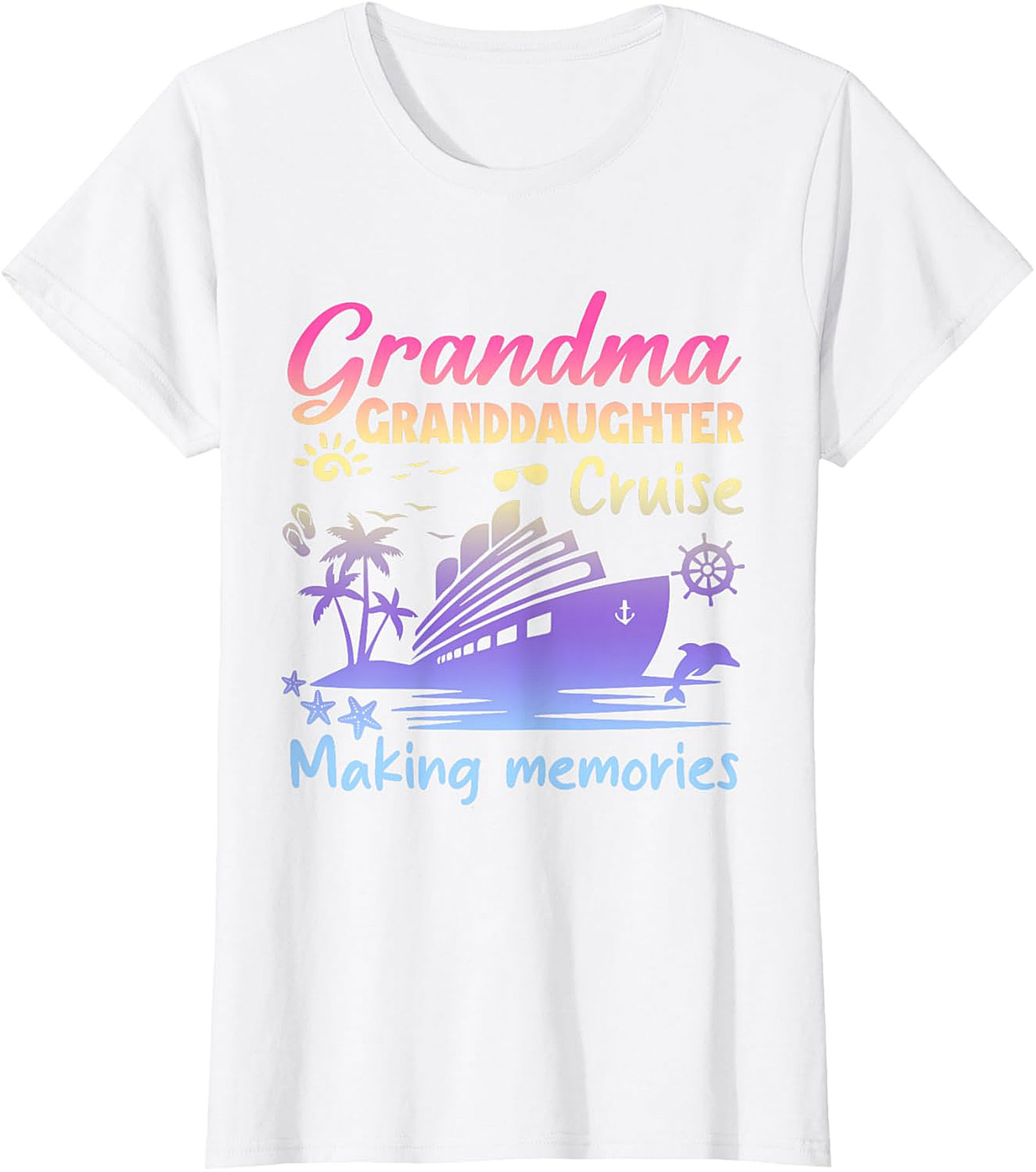 Grandma Granddaughter Cruise T-Shirt | Making Memories Tee