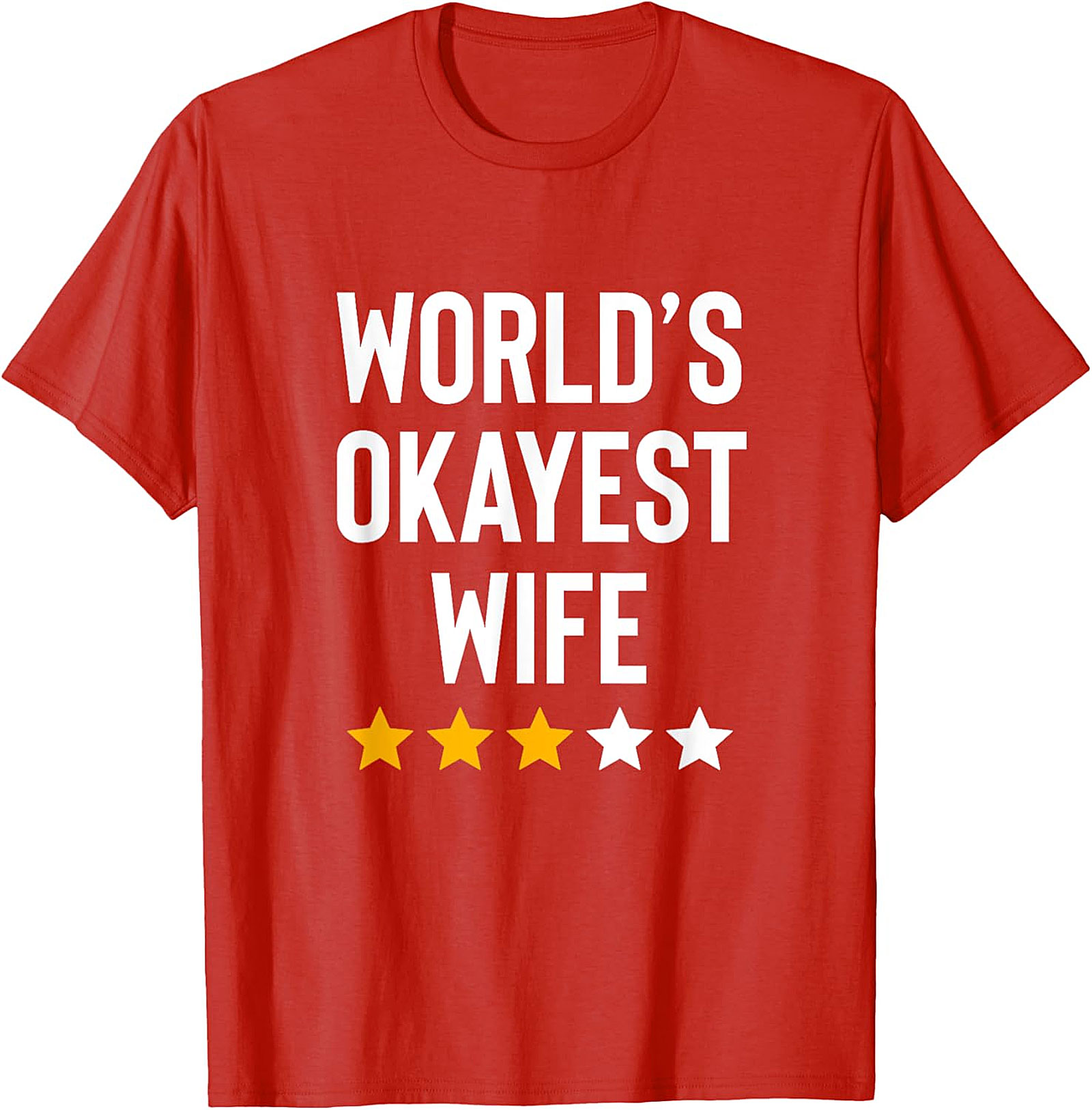 World's Okayest Wife Funny Graphic Tee | Soft Cotton Gift