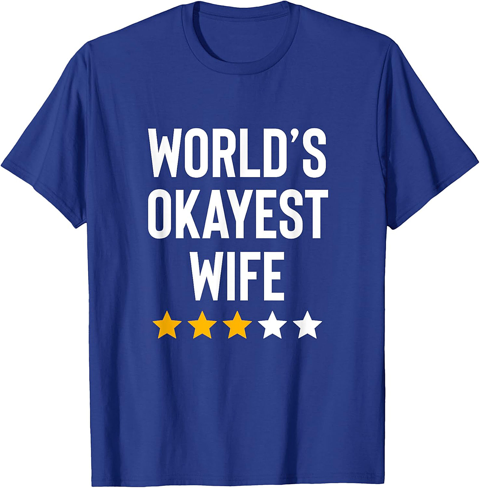 World's Okayest Wife Funny Graphic Tee | Soft Cotton Gift