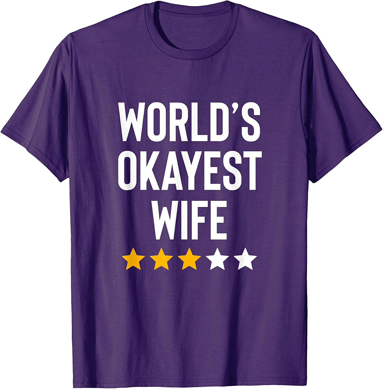 World's Okayest Wife Funny Graphic Tee | Soft Cotton Gift
