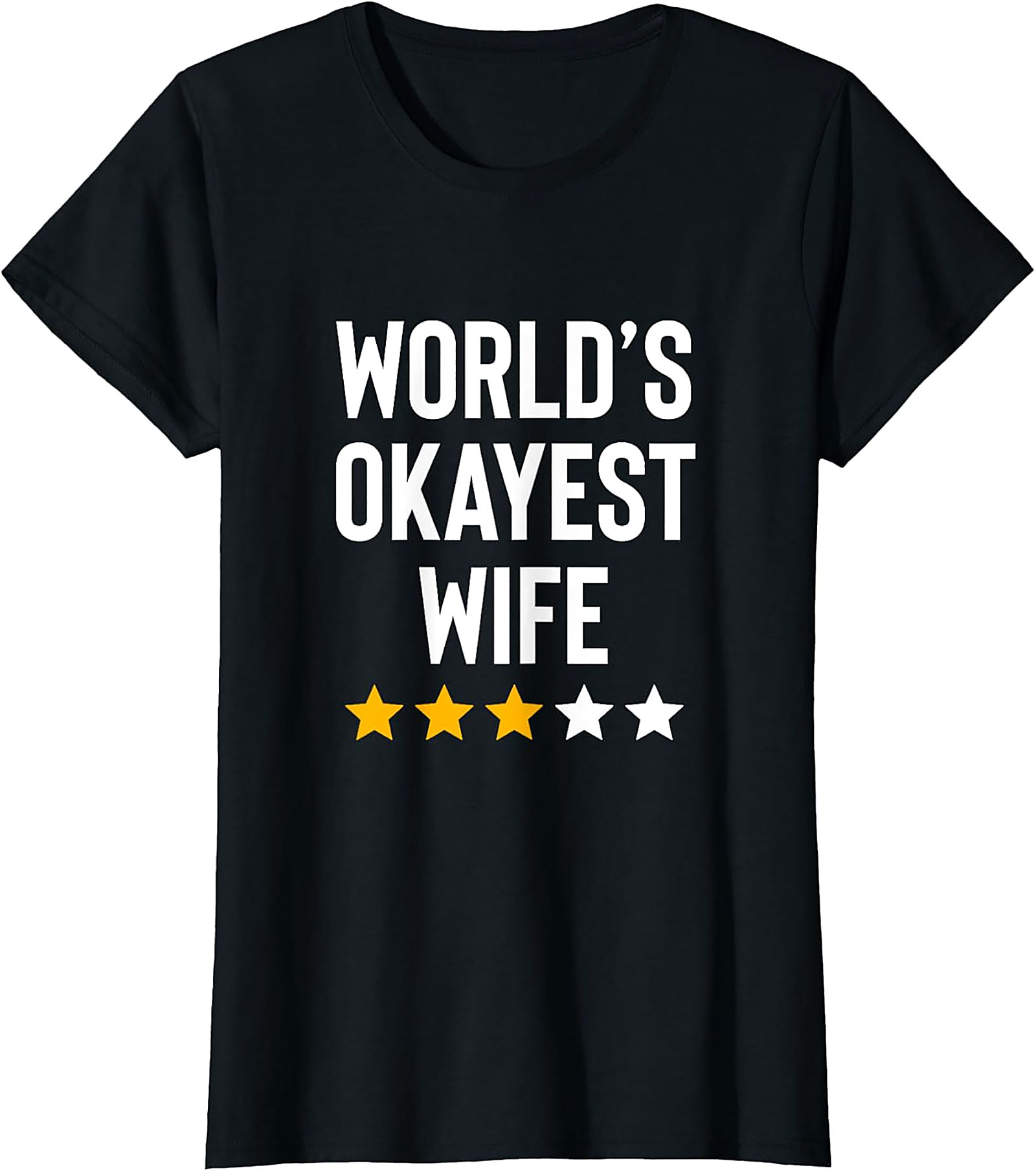 World's Okayest Wife Funny Graphic Tee | Soft Cotton Gift