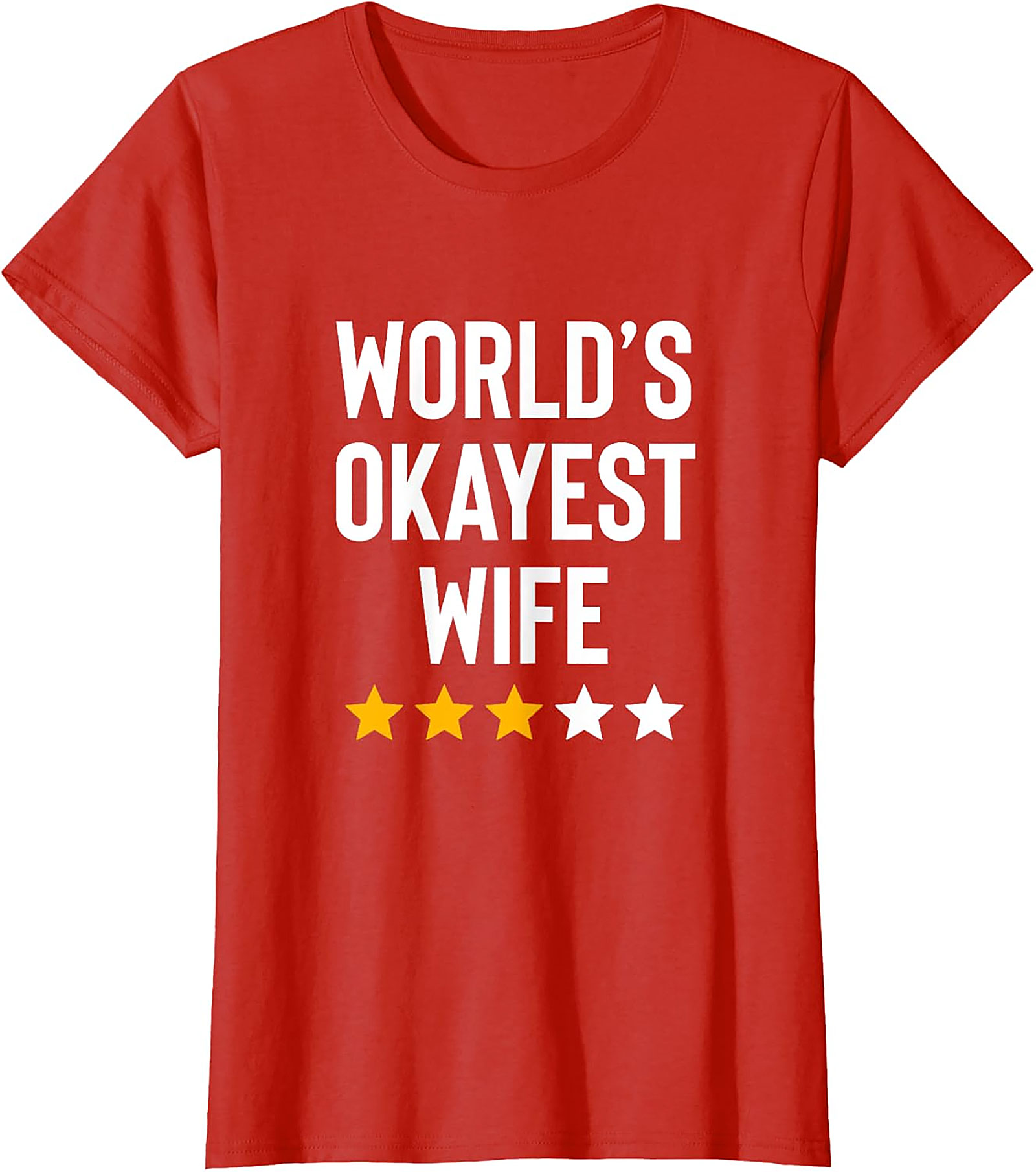 World's Okayest Wife Funny Graphic Tee | Soft Cotton Gift