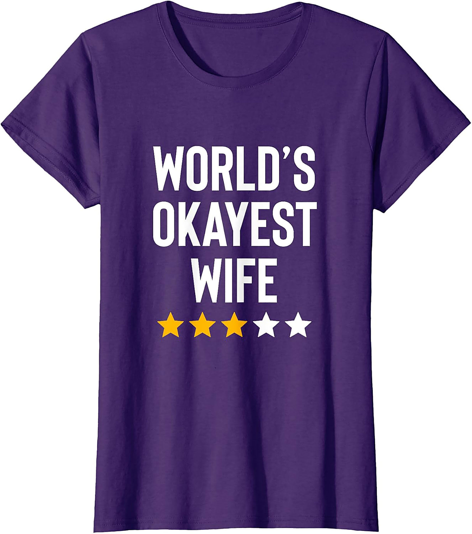 World's Okayest Wife Funny Graphic Tee | Soft Cotton Gift