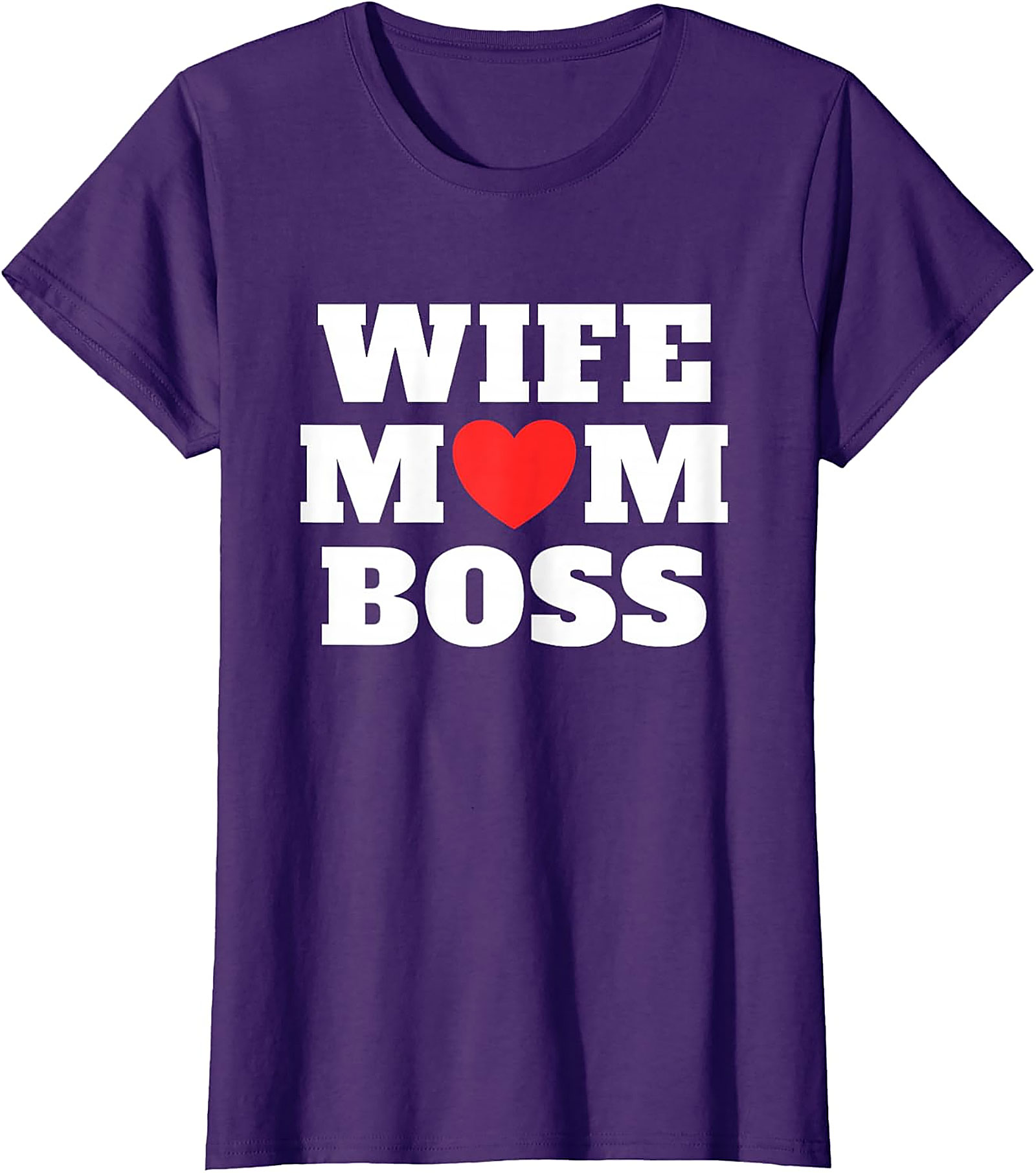 Wife Mom Boss T-shirt | Empowering Gift Graphic Tee for Her