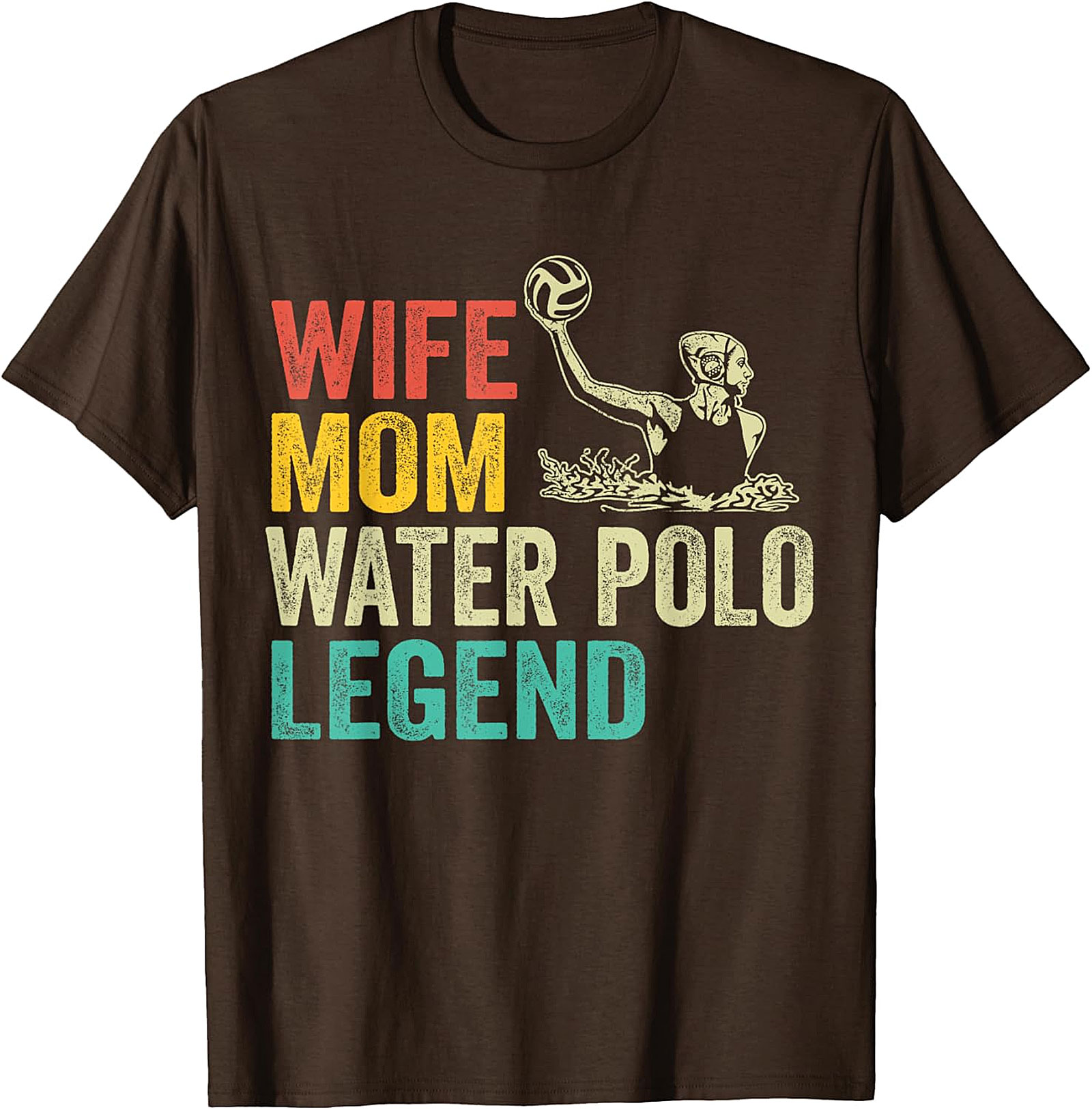 Wife Mom Water Polo Legend T-shirt | Retro Sport Tee