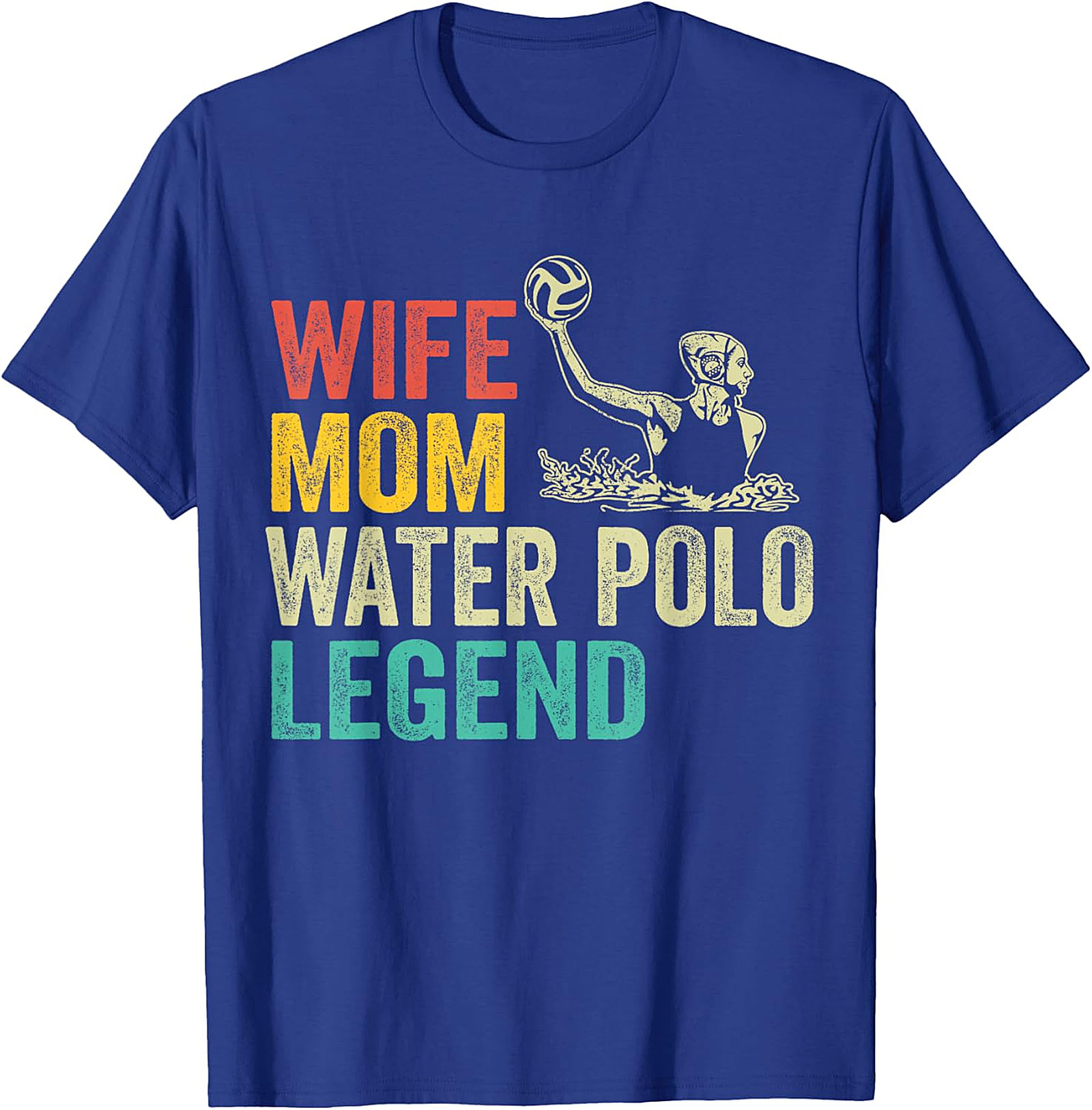 Wife Mom Water Polo Legend T-shirt | Retro Sport Tee