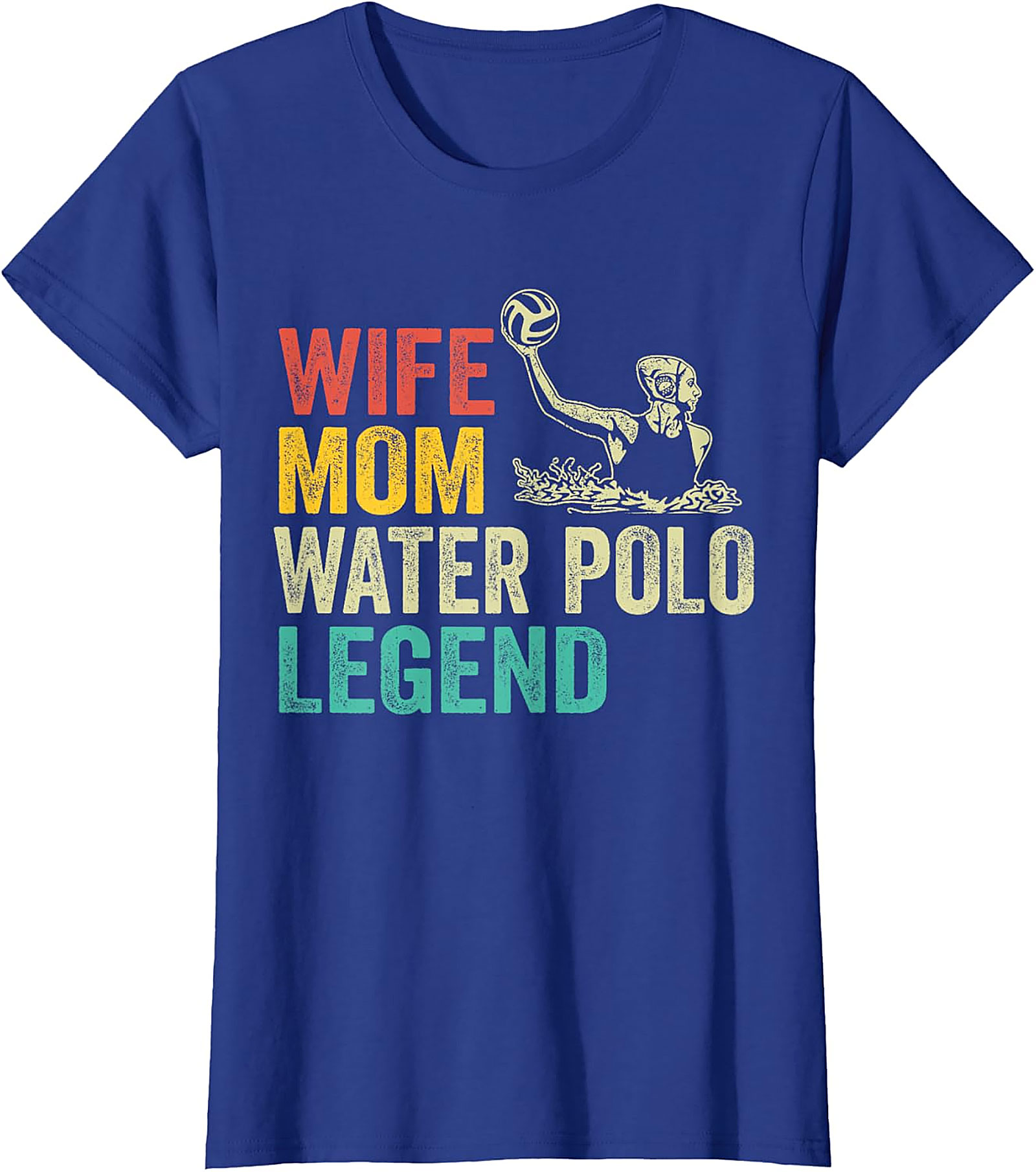 Wife Mom Water Polo Legend T-shirt | Retro Sport Tee