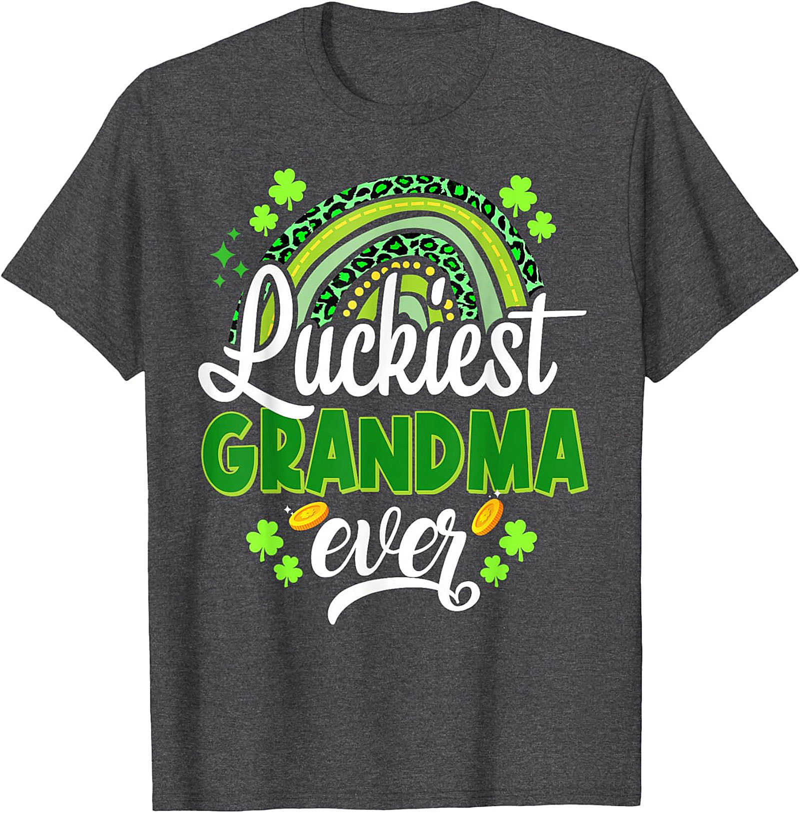 Luckiest Grandma St. Patrick's Day T-shirt | Soft Cotton Tee