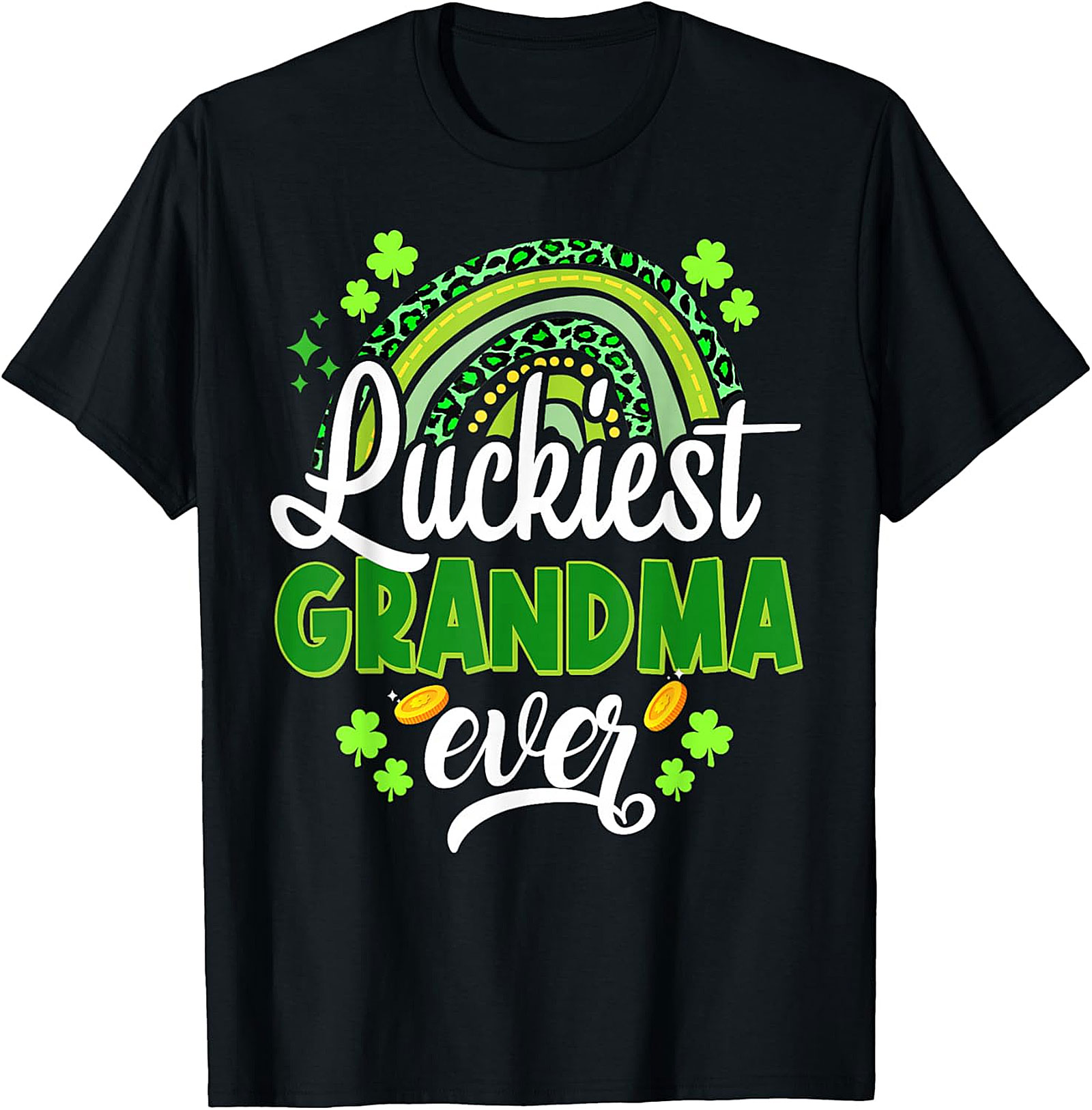 Luckiest Grandma St. Patrick's Day T-shirt | Soft Cotton Tee
