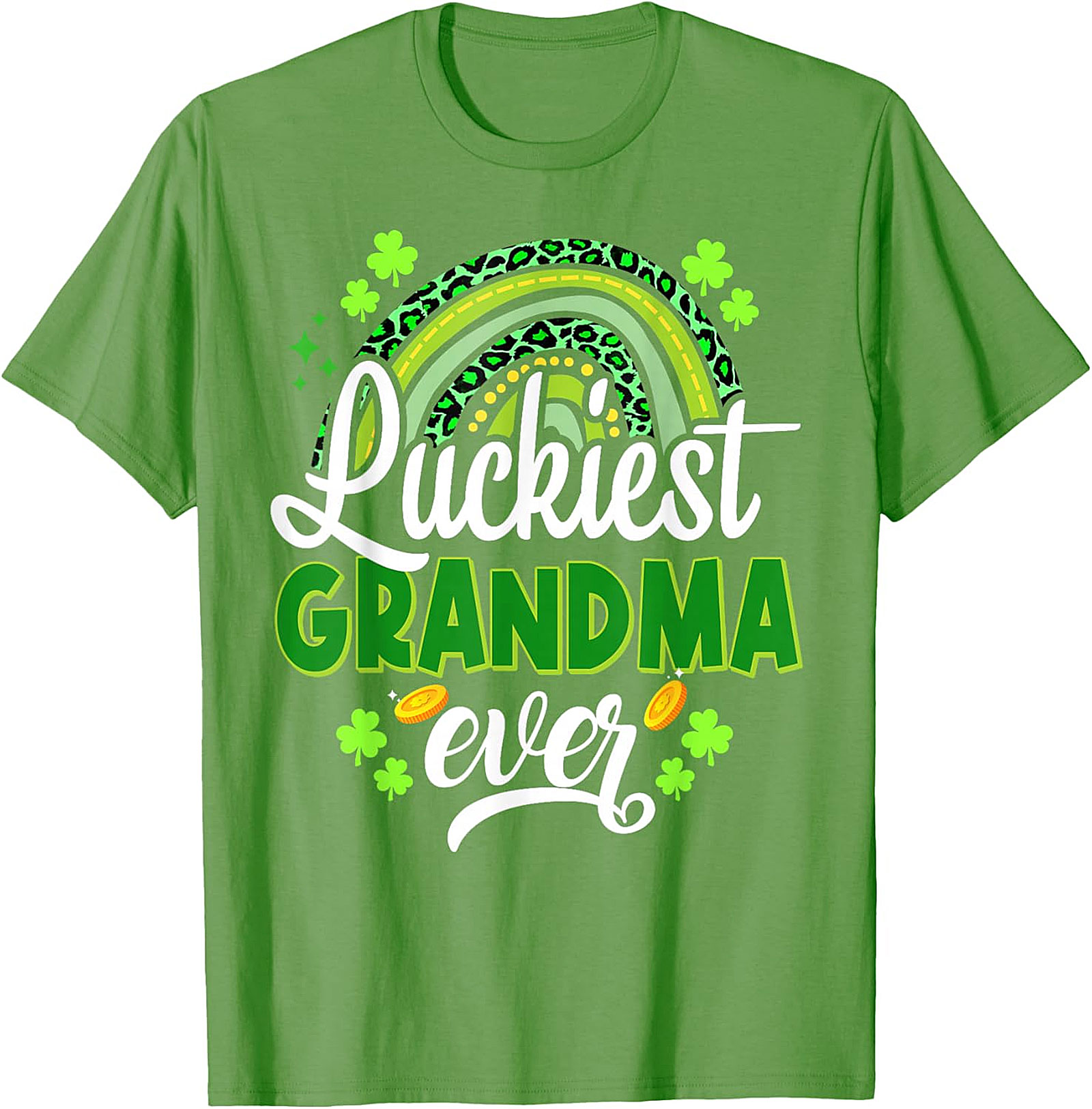 Luckiest Grandma St. Patrick's Day T-shirt | Soft Cotton Tee