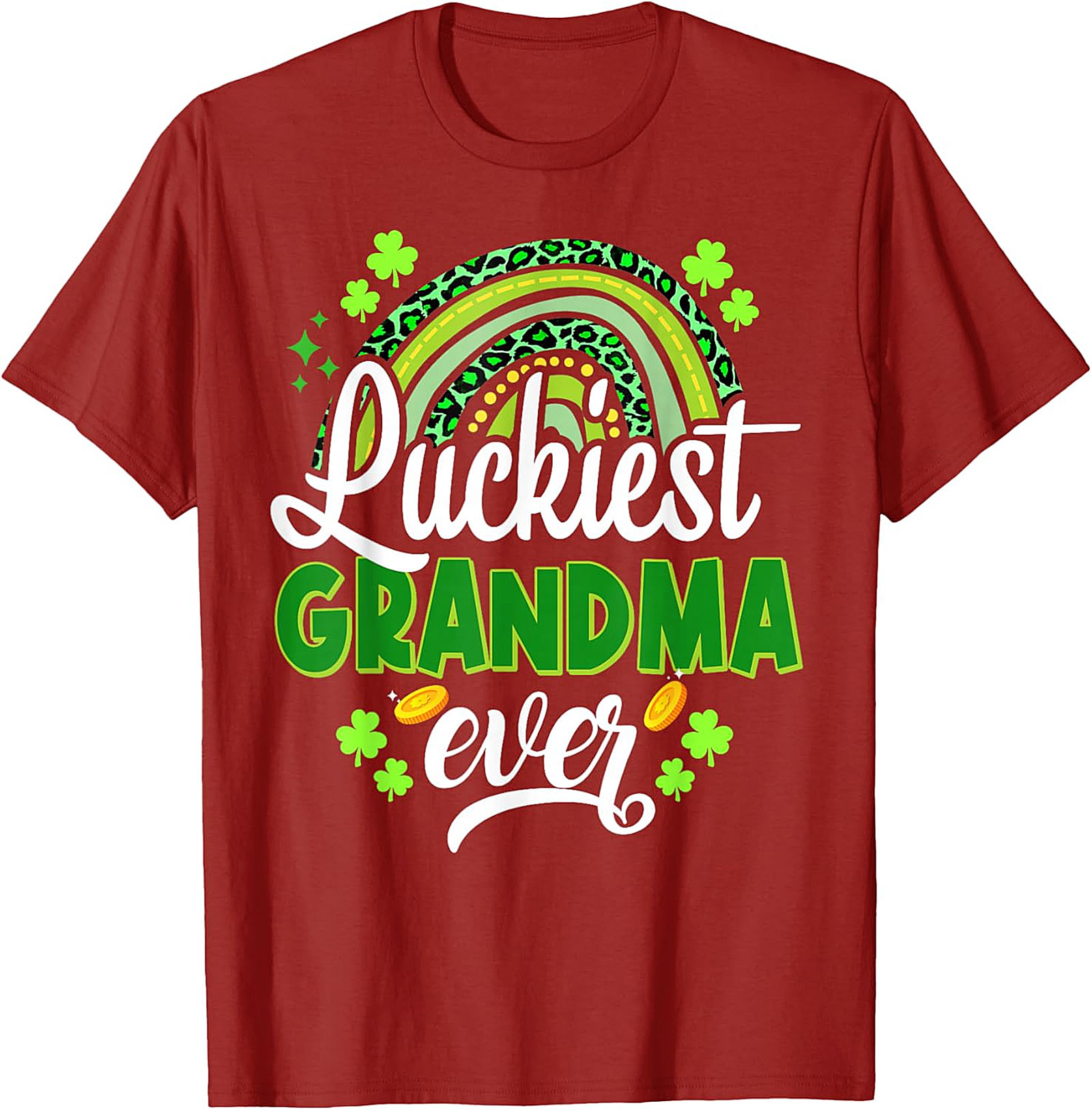 Luckiest Grandma St. Patrick's Day T-shirt | Soft Cotton Tee