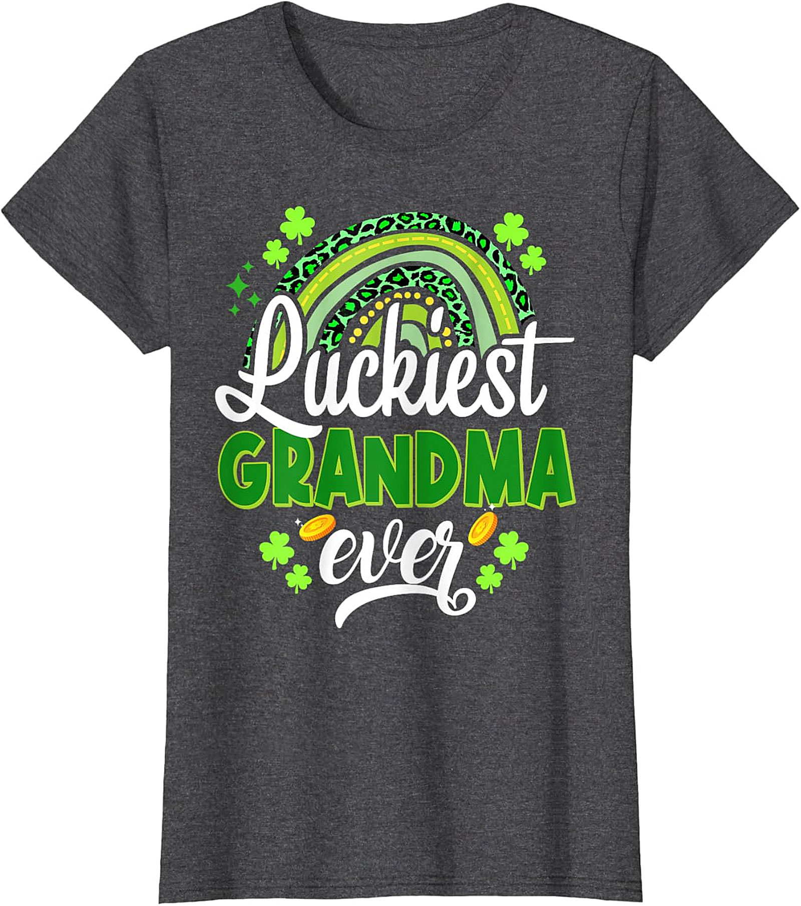 Luckiest Grandma St. Patrick's Day T-shirt | Soft Cotton Tee