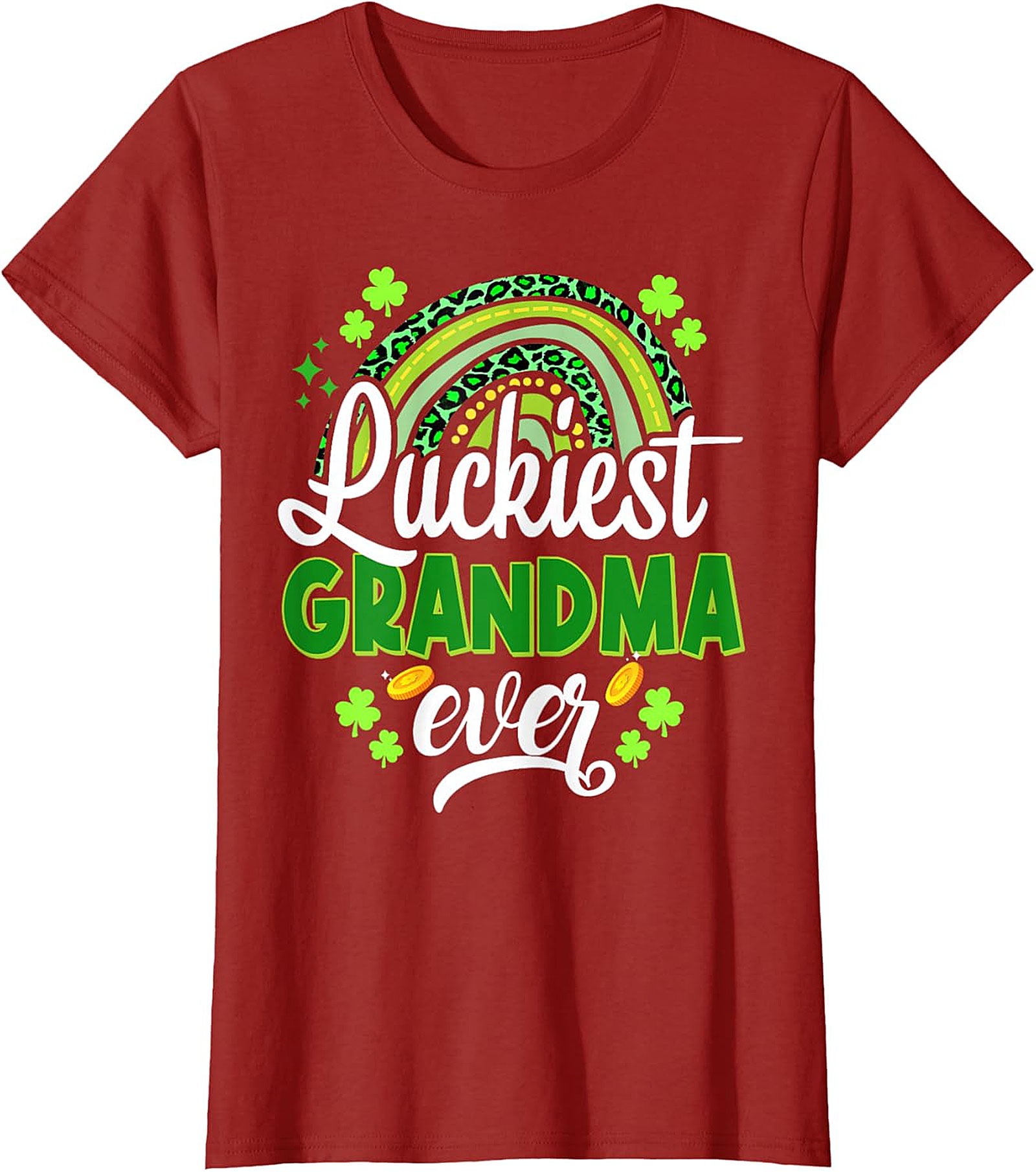 Luckiest Grandma St. Patrick's Day T-shirt | Soft Cotton Tee