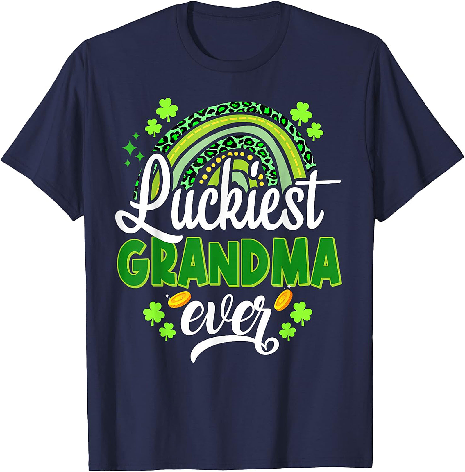 Luckiest Grandma St. Patrick's Day T-shirt | Soft Cotton Tee