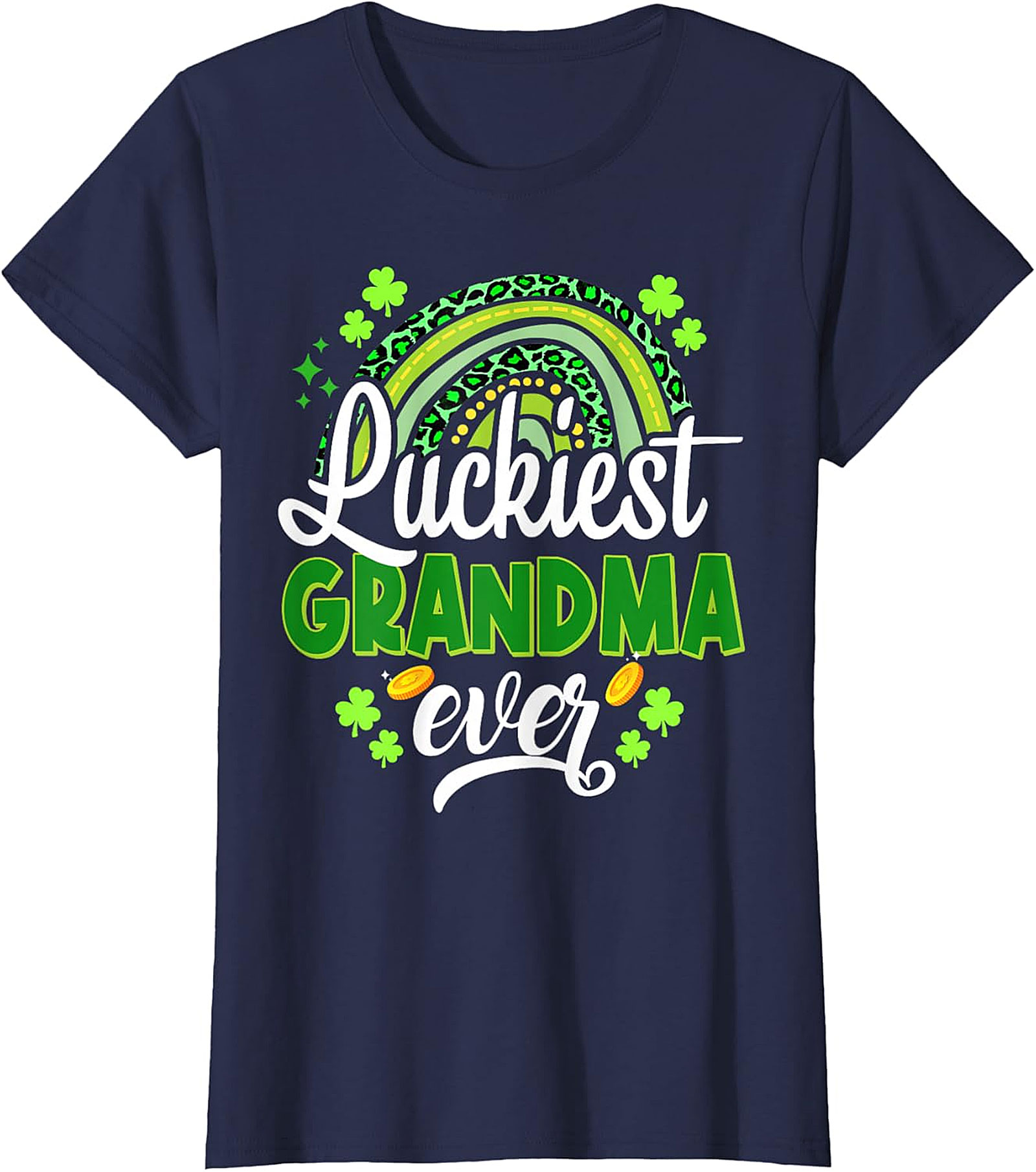 Luckiest Grandma St. Patrick's Day T-shirt | Soft Cotton Tee