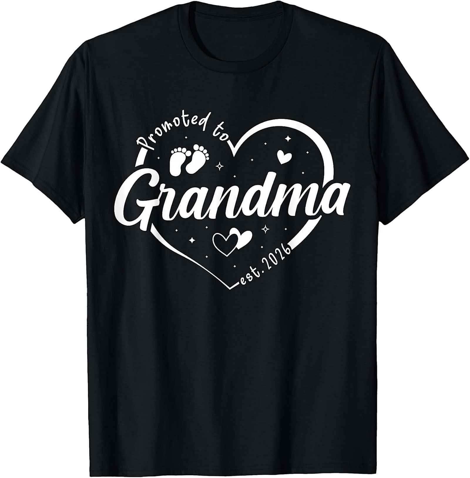 Promoted to Grandma 2026 T-Shirt | New Grandma Gift Idea