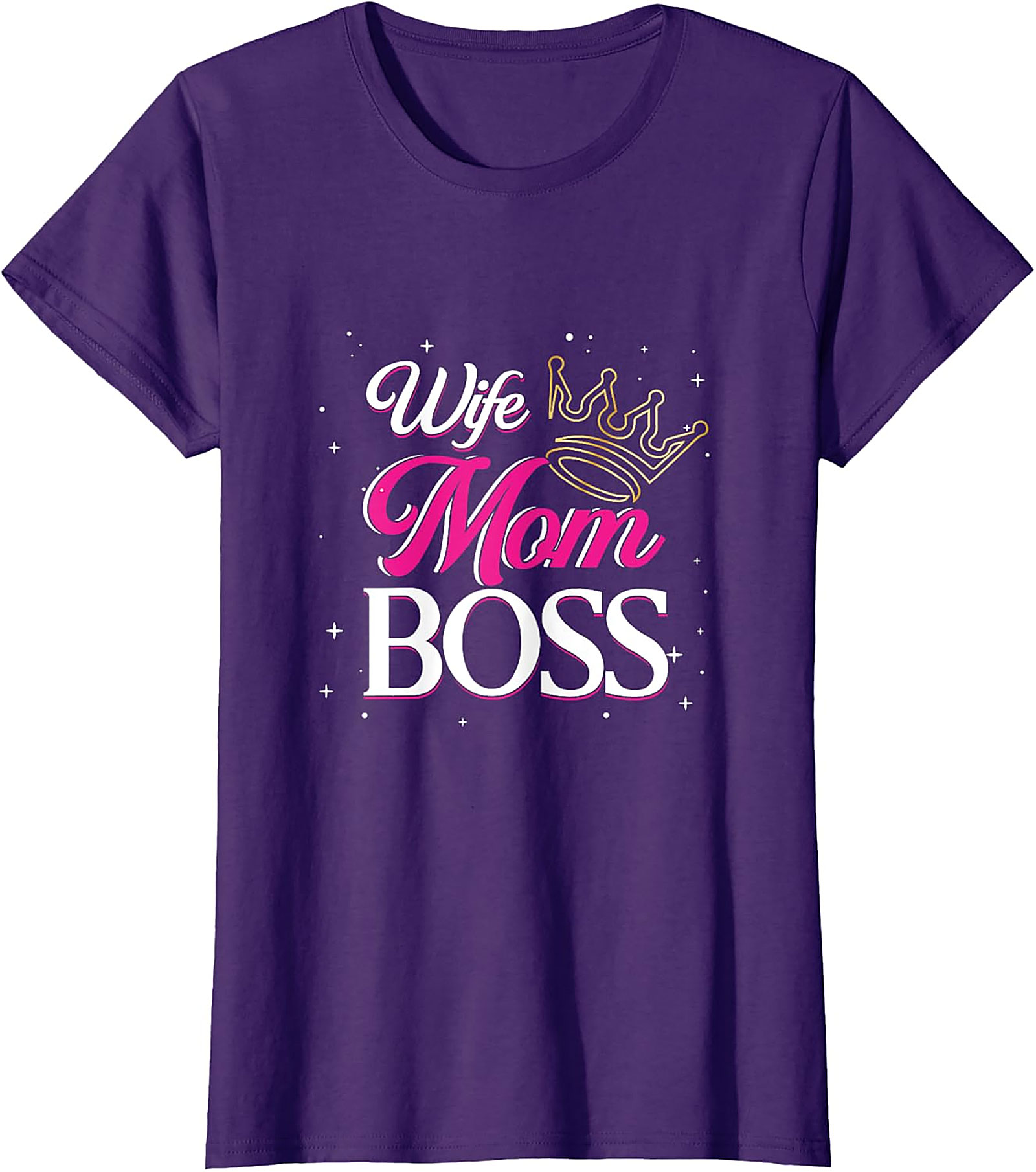 Wife Mom Boss T-Shirt | Empowering Women's Graphic Tee